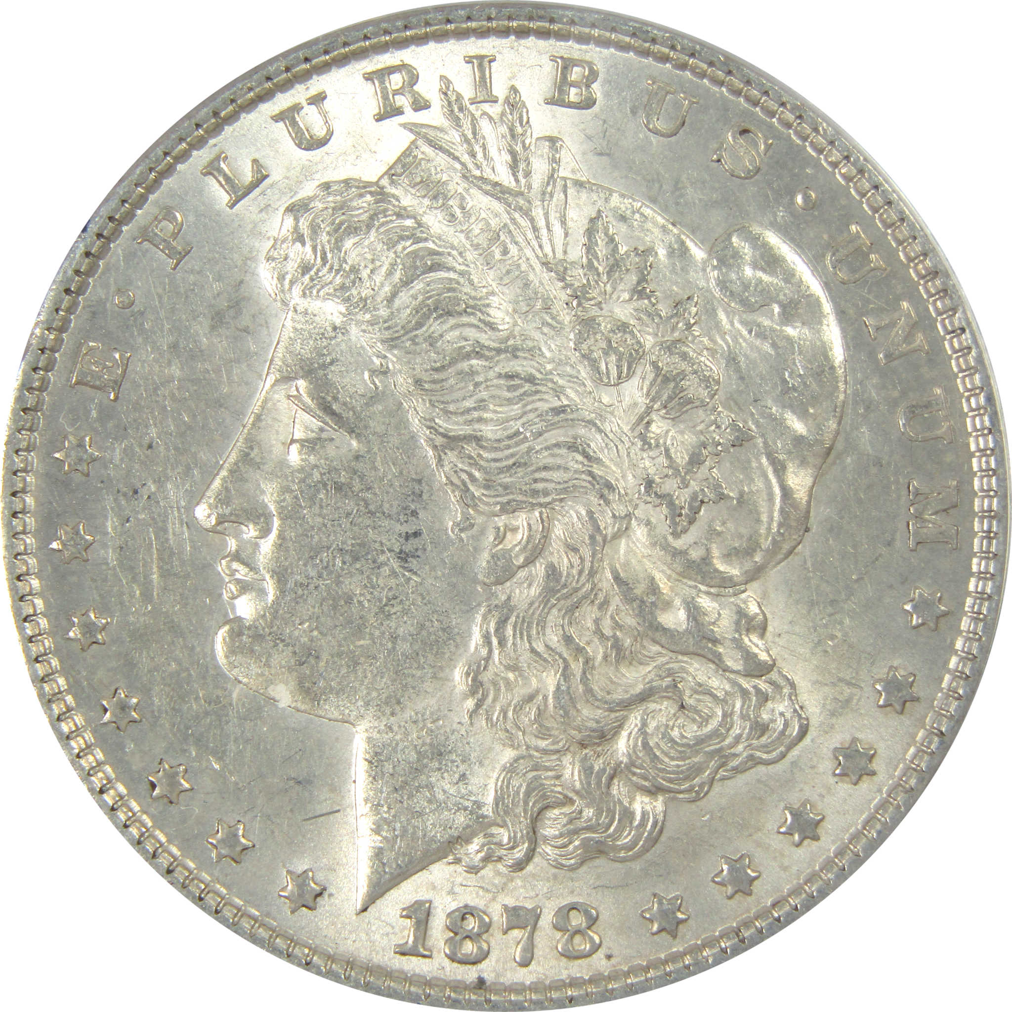 1878 7TF Rev 79 Morgan Dollar AU 58 ANACS Silver $1 Coin SKU:I16372 - Morgan coin - Morgan silver dollar - Morgan silver dollar for sale - Profile Coins &amp; Collectibles