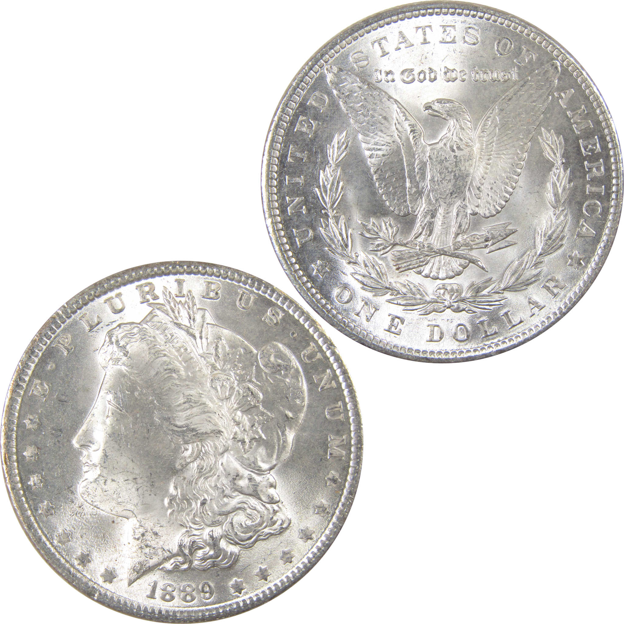 1889 Morgan Dollar Uncirculated Silver $1 Coin SKU:I17796 - Morgan coin - Morgan silver dollar - Morgan silver dollar for sale - Profile Coins &amp; Collectibles