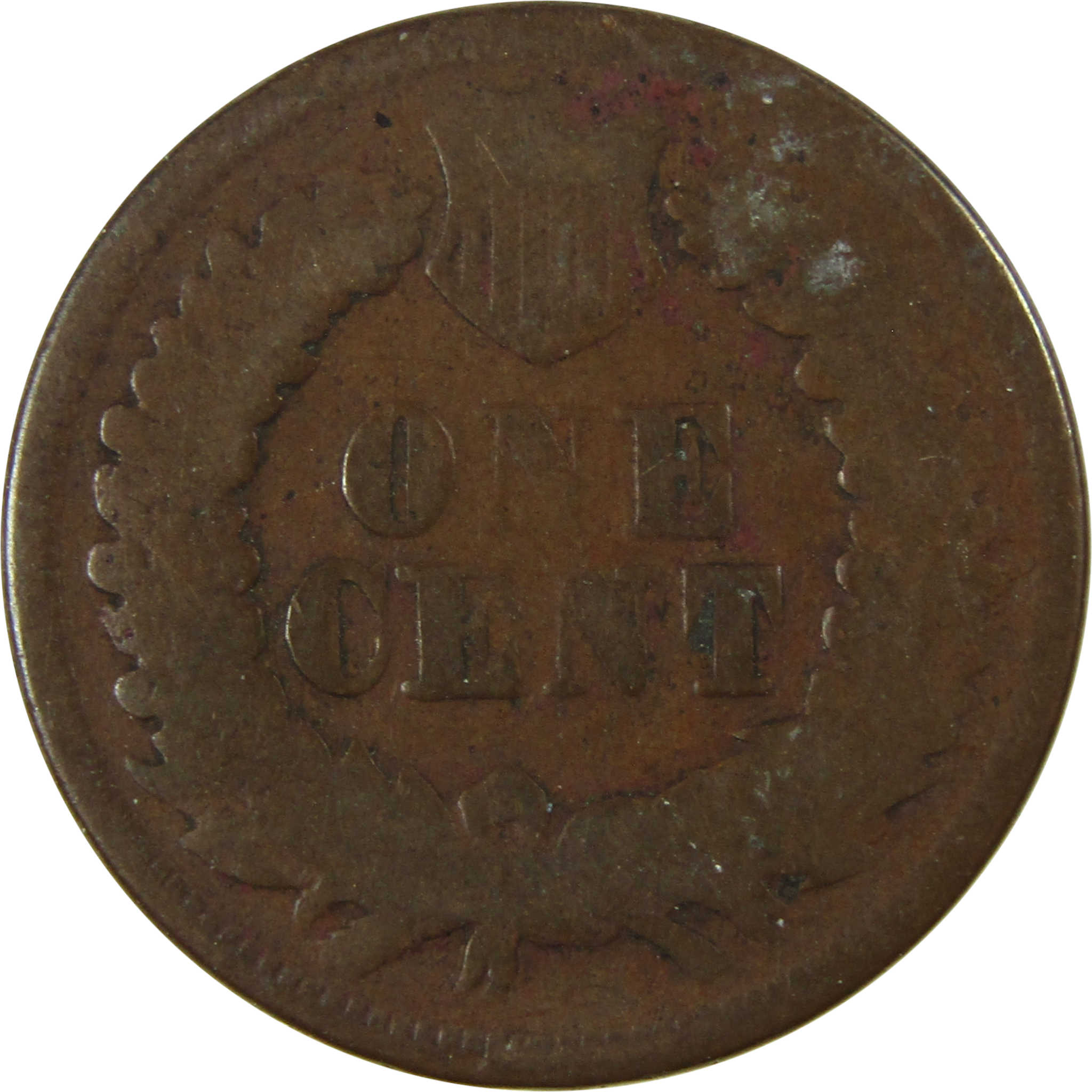 1868 Indian Head Cent AG About Good Penny 1c Coin SKU:I26018