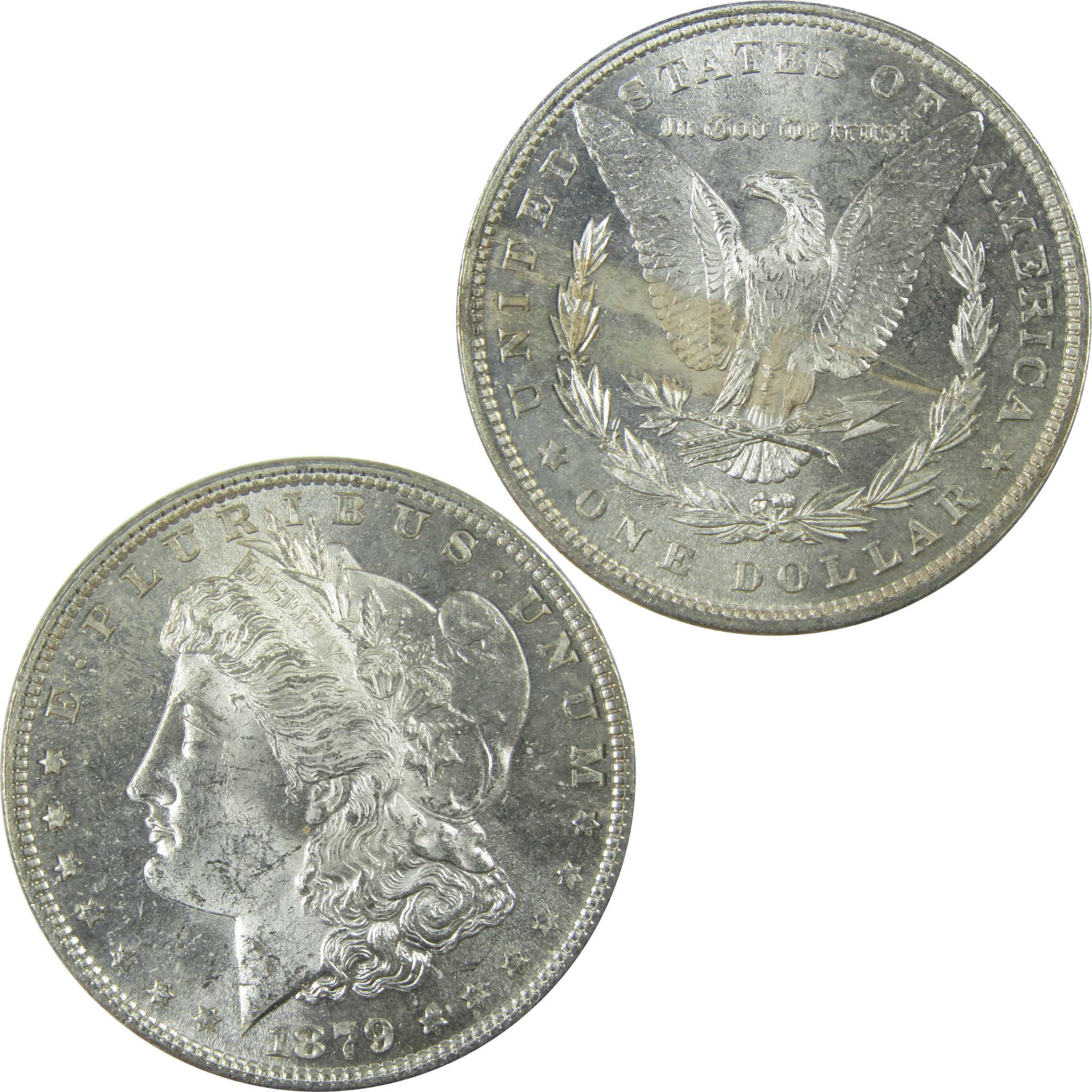 1879 Morgan Silver Dollar Uncirculated Mint State Toned SKU:I25927