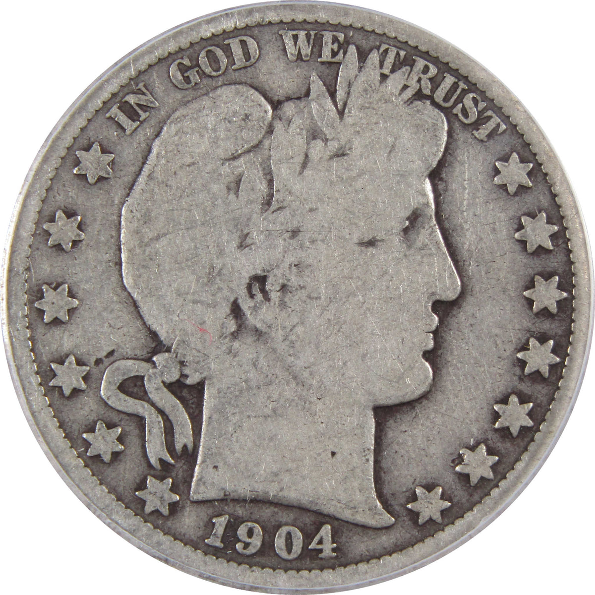 1904 O Barber Silver Half Dollar VG 8 ICG 50c Coin SKU:I29097