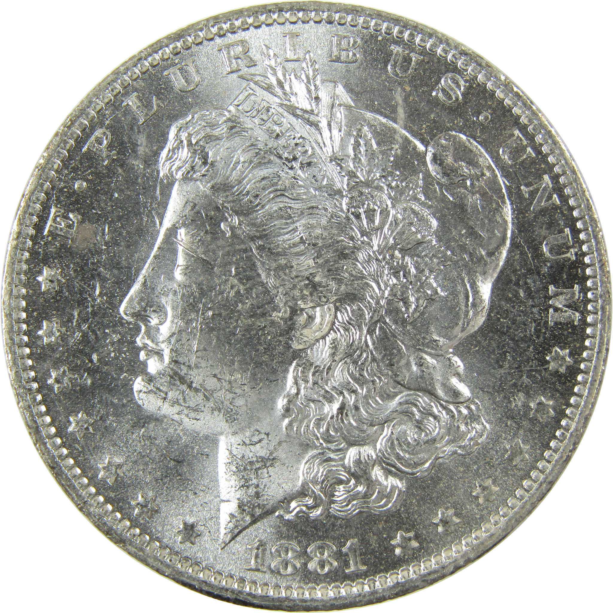 1881 O Morgan Silver Dollar Uncirculated Mint State $1 Coin SKU:I27691