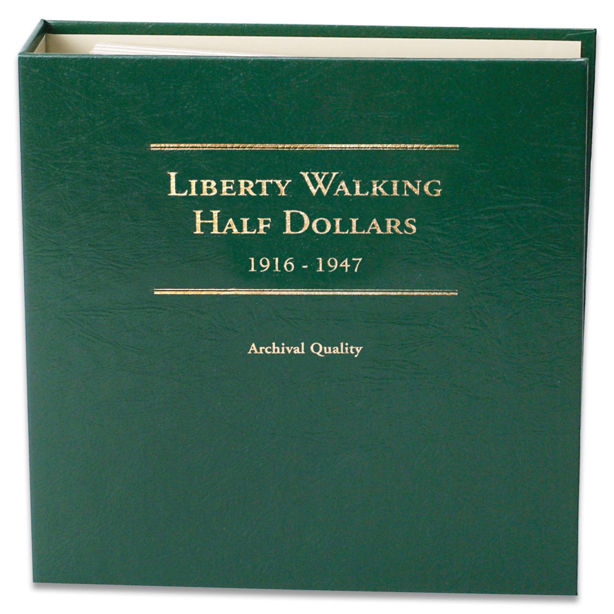 1916-1947 Liberty Walking Half Dollar Coin Album Littleton Coin