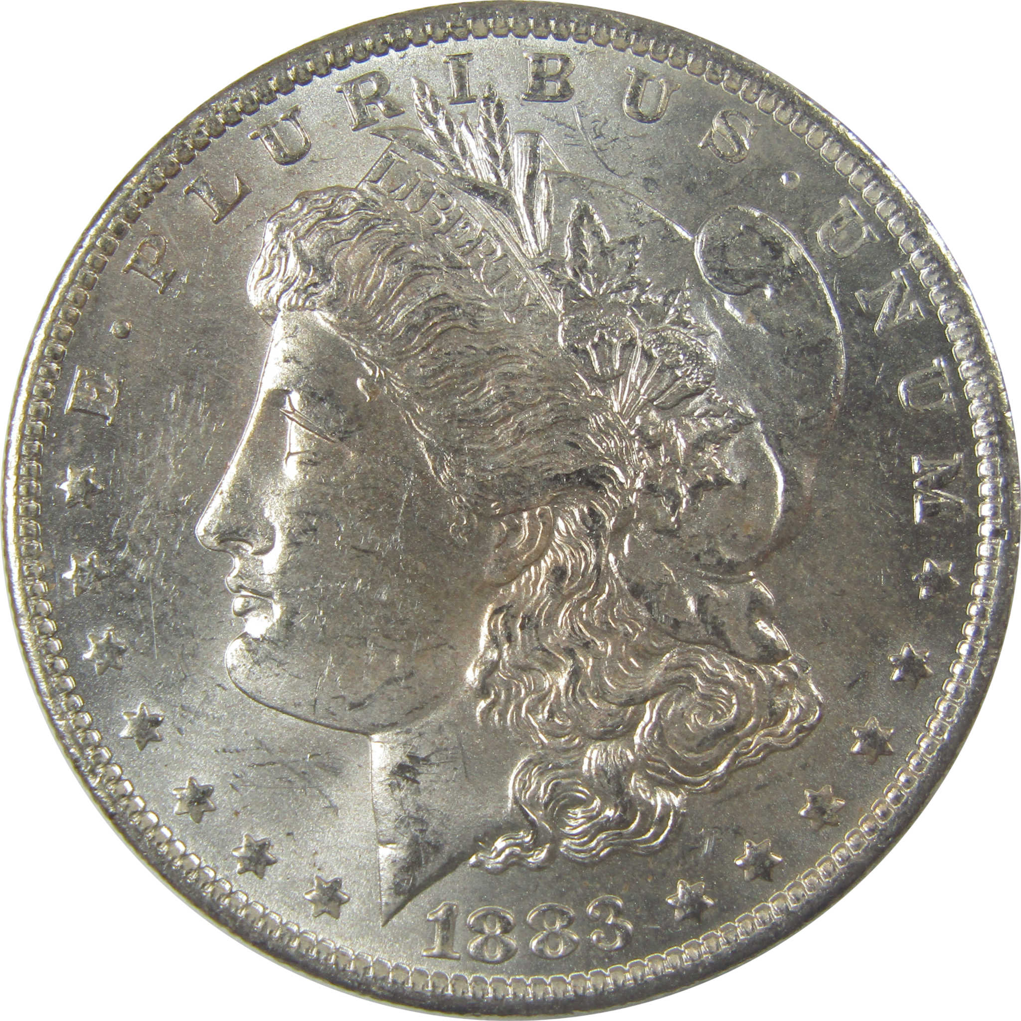 1883 O Morgan Silver Dollar Uncirculated Mint State Toned SKU:I24826