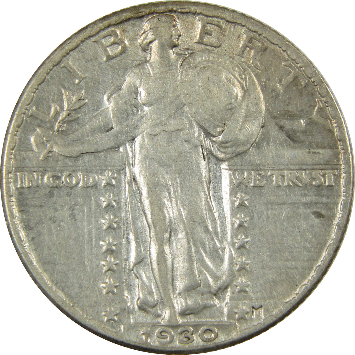 1930 Standing Liberty Silver Quarter XF EF Extremely Fine SKU:CP1775