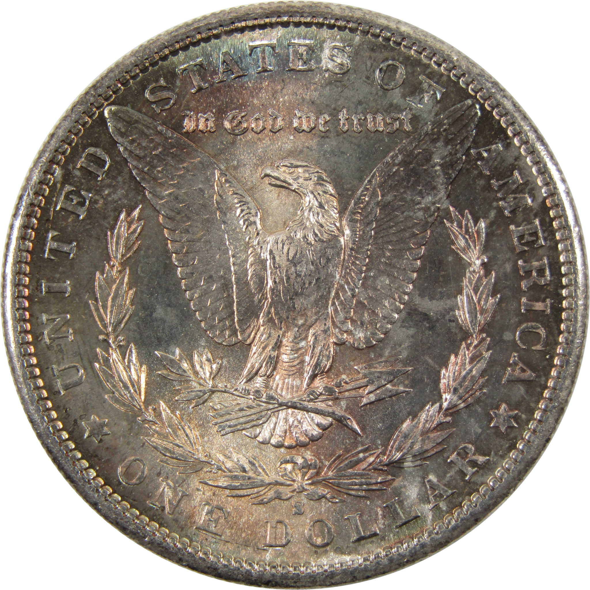 1881 S Morgan Dollar BU Uncirculated 90% Silver $1 Toned SKU:I9005
