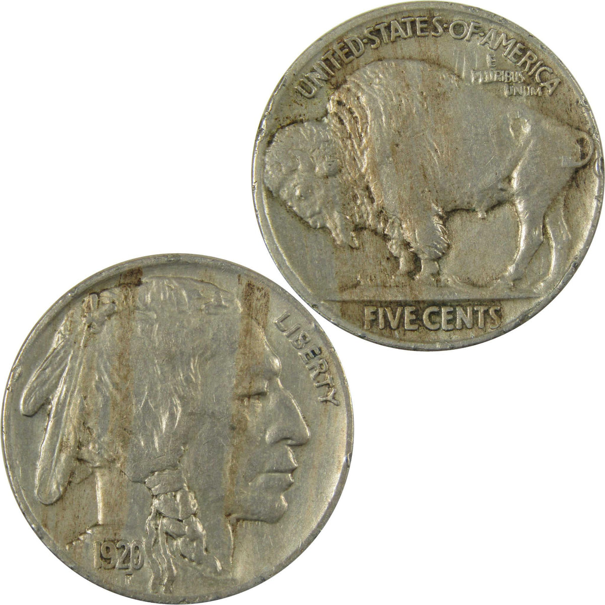 1920 Indian Head Buffalo Nickel XF EF Extremely Fine SKU:I27673