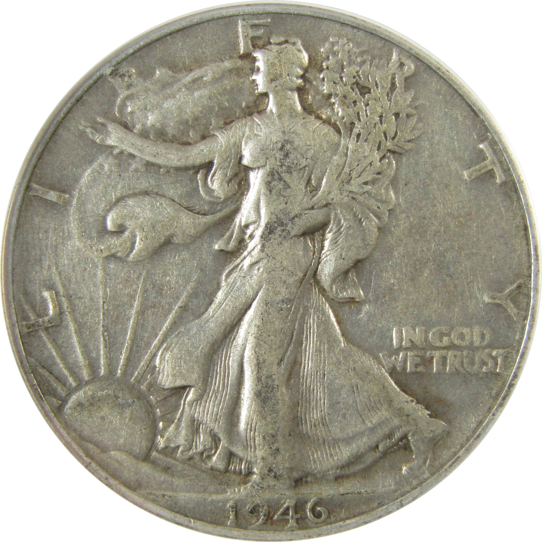 1946 DDR-001 FS-801 Liberty Walking Silver 50c VF 20 ANACS SKU:I28468