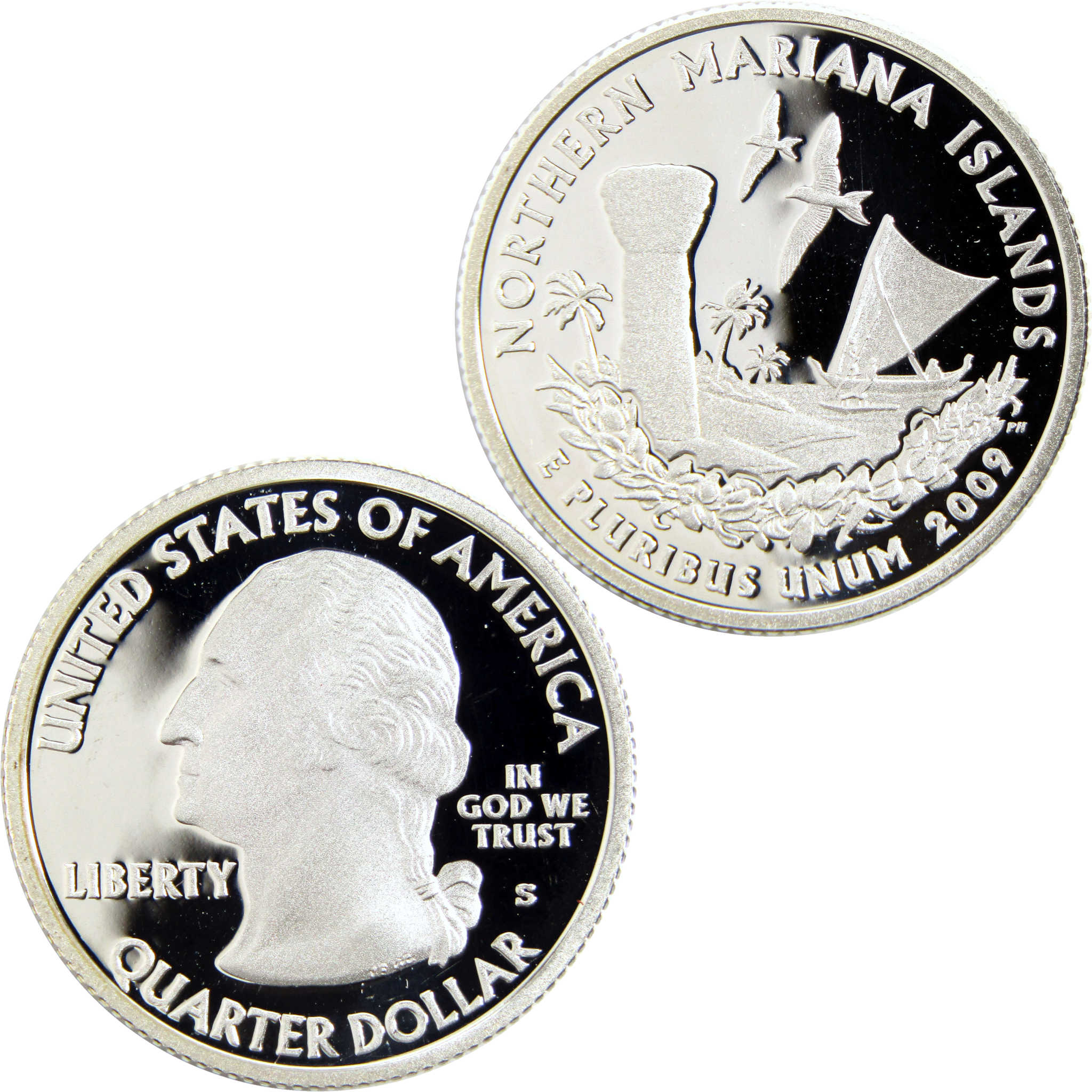 2009 S Northern Mariana Islands US Territories Quarter Silver Proof