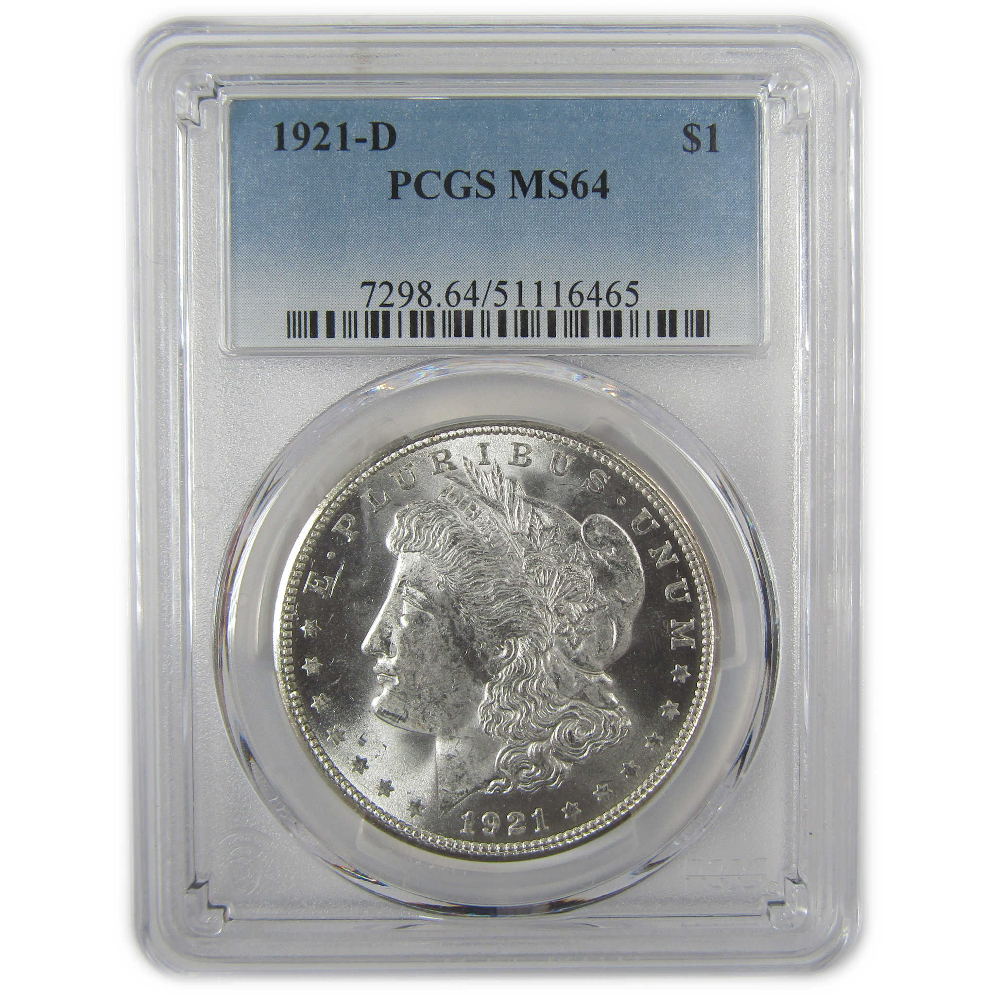 1921 D Morgan Dollar MS 64 PCGS Silver Uncirculated $1 Coin SKU:I20023 - Morgan coin - Morgan silver dollar - Morgan silver dollar for sale - Profile Coins &amp; Collectibles