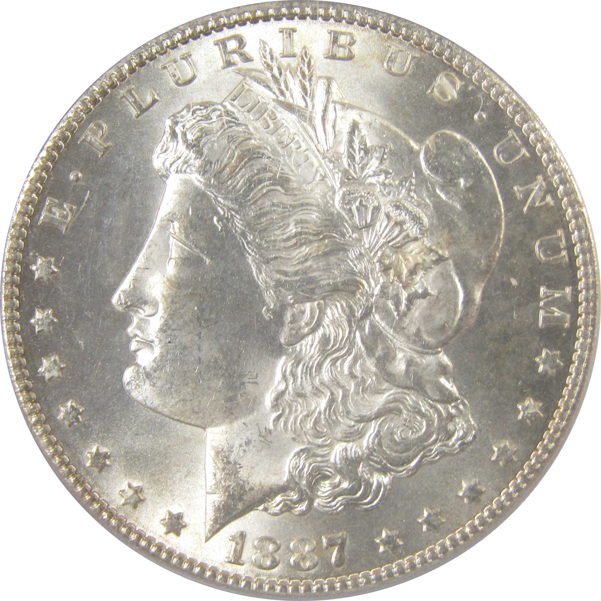 1887 S Morgan Silver Dollar MS 64 PCGS Uncirculated $1 Coin SKU:I24410