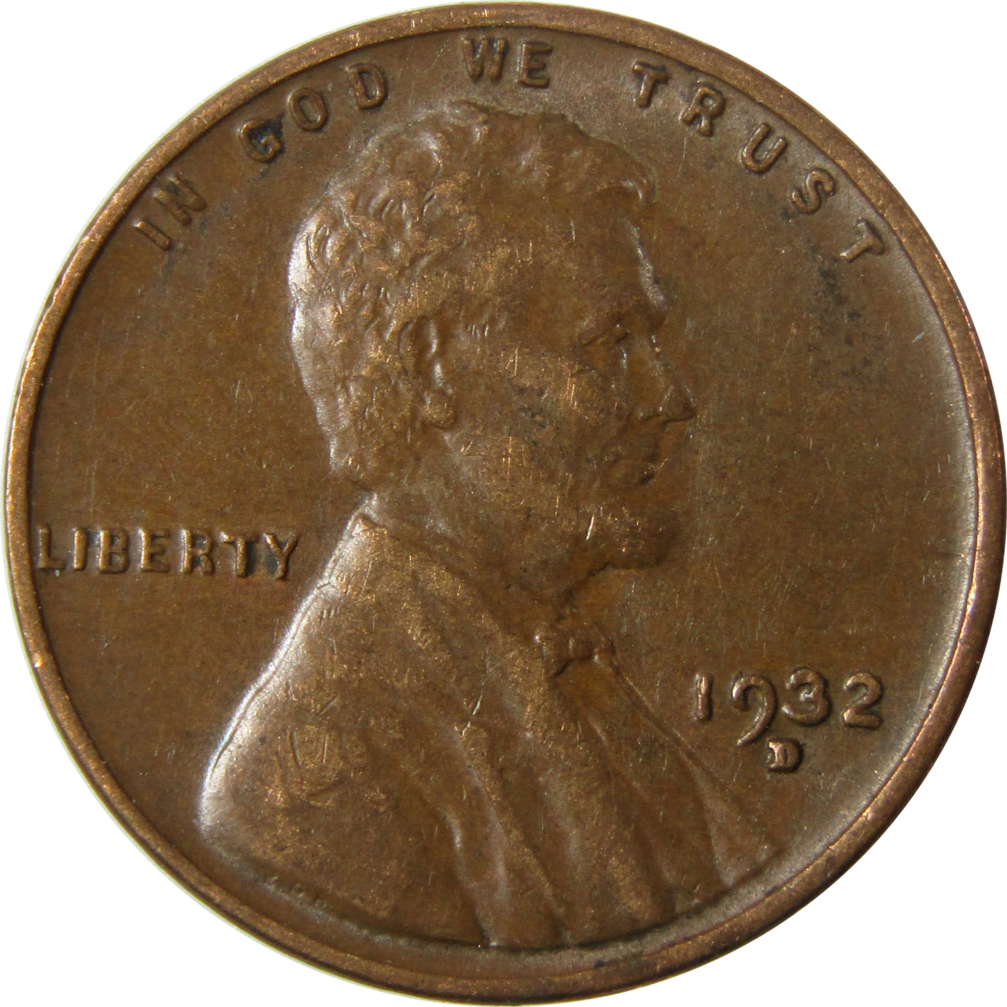 1932 D Lincoln Wheat Cent XF EF Extremely Fine Penny SKU:I26717