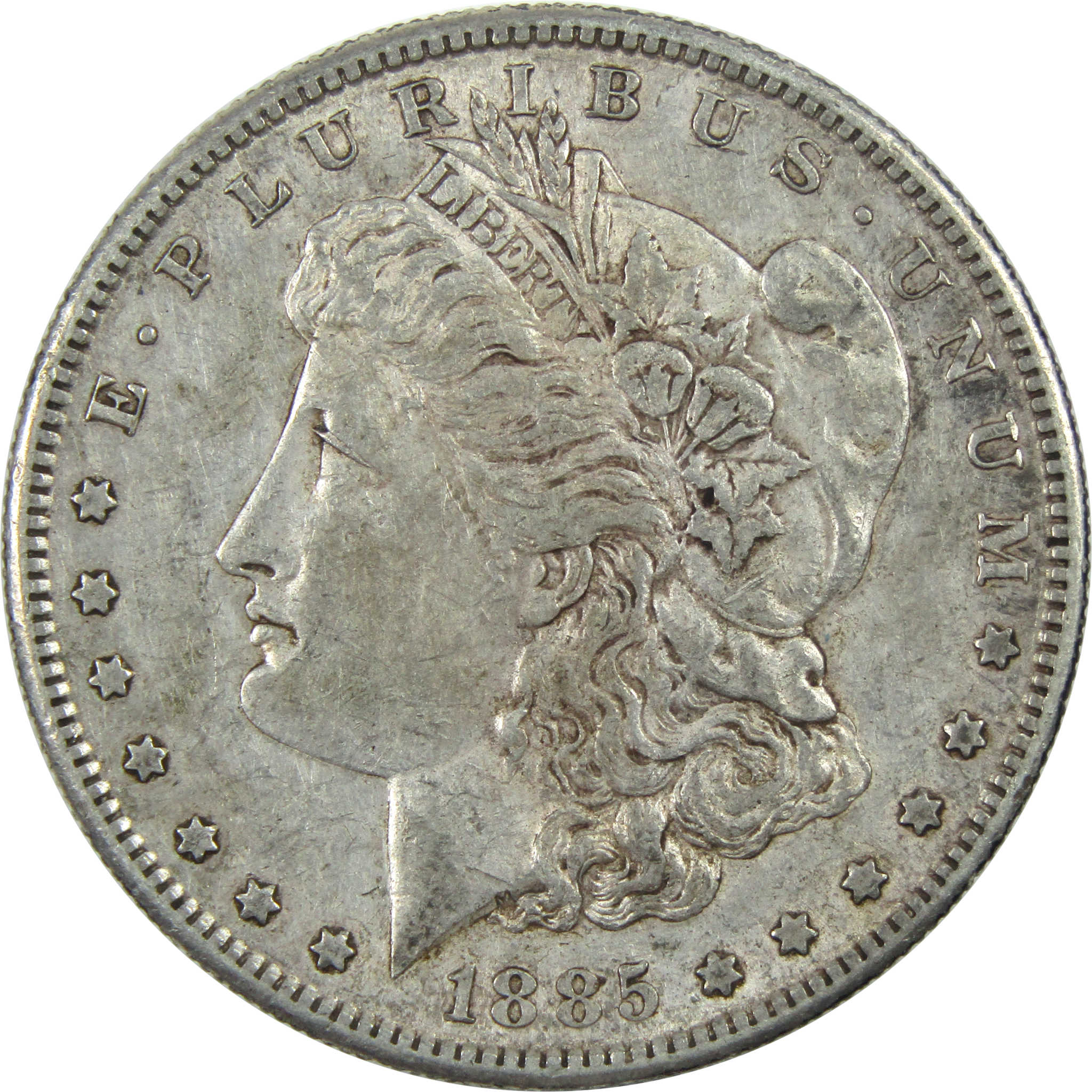 1885 S Morgan Dollar XF EF Extremely Fine Silver $1 Coin SKU:I11672 - Morgan coin - Morgan silver dollar - Morgan silver dollar for sale - Profile Coins &amp; Collectibles