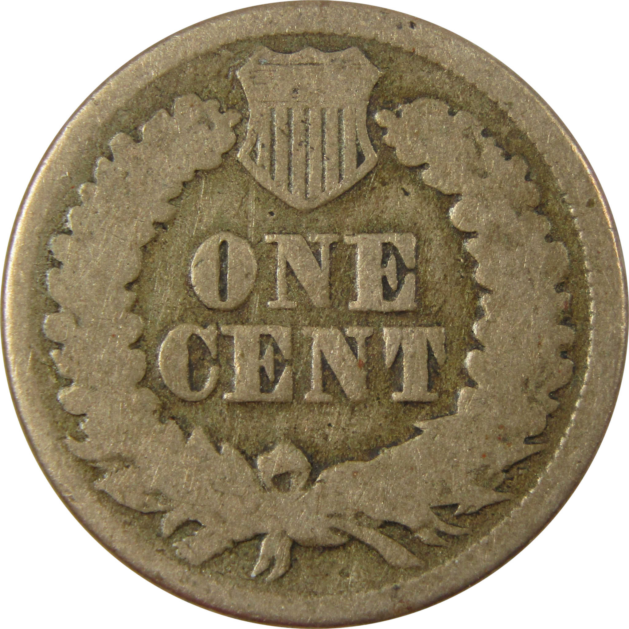 1864 Indian Head Copper-Nickel Cent G Good Details Penny SKU:CP1215