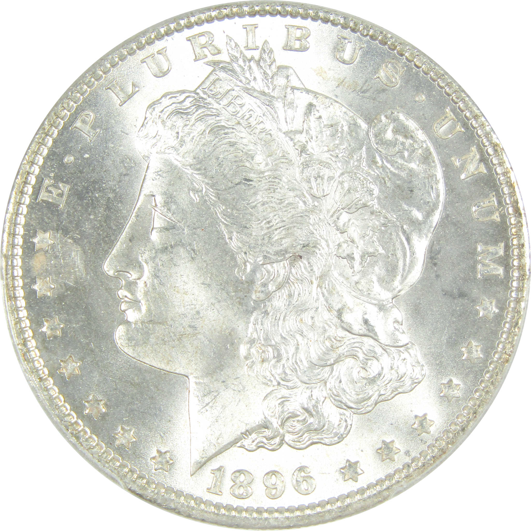 1896 Morgan Dollar MS 65 PCGS Silver $1 Uncirculated Coin SKU:CPC8584 - Morgan coin - Morgan silver dollar - Morgan silver dollar for sale - Profile Coins &amp; Collectibles