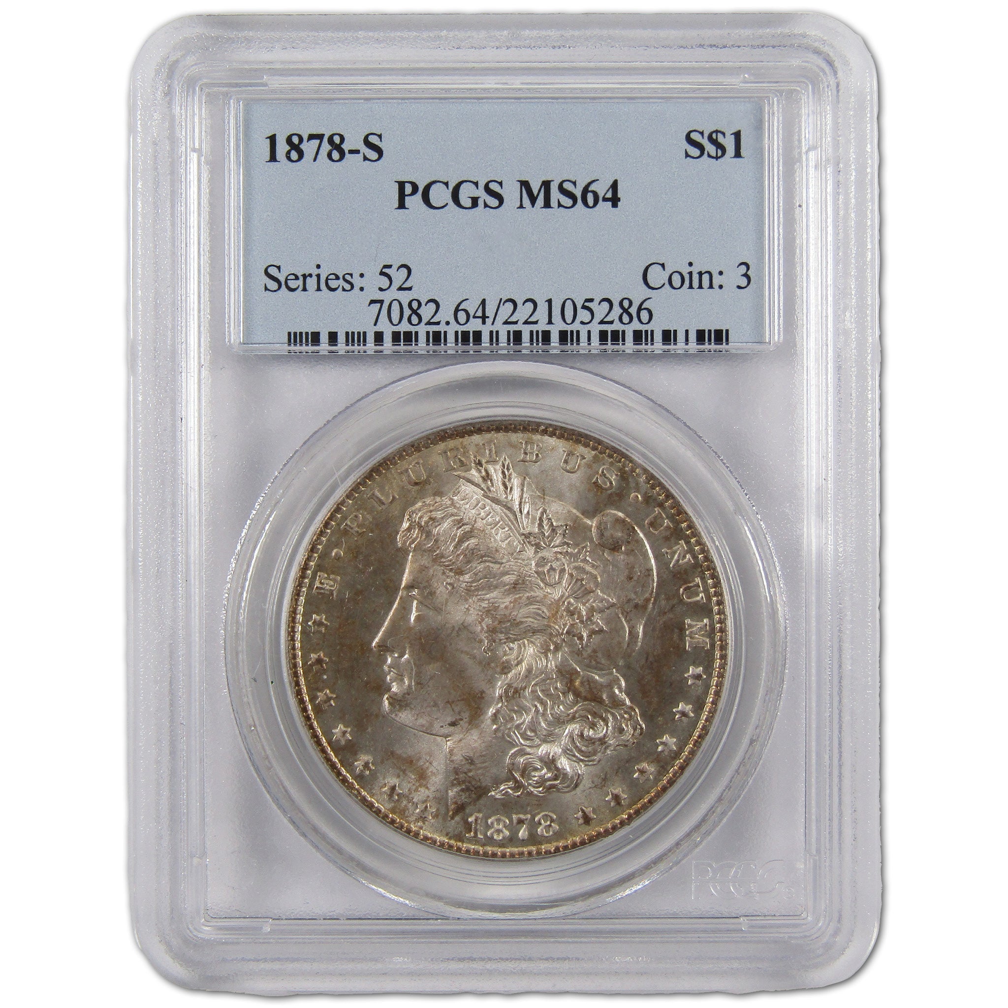 1878 S Morgan Dollar MS 64 PCGS Silver $1 Uncirculated Coin SKU:I10890 - Morgan coin - Morgan silver dollar - Morgan silver dollar for sale - Profile Coins &amp; Collectibles