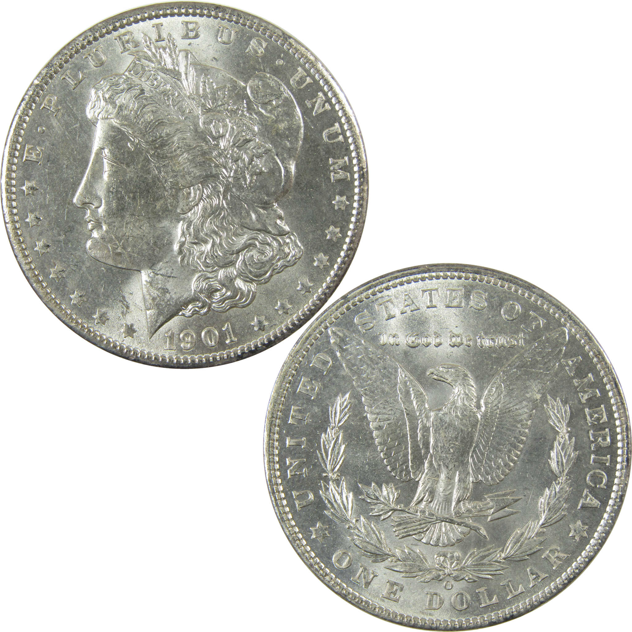 1901 O Morgan Silver Dollar Uncirculated Mint State $1 Coin SKU:I27794