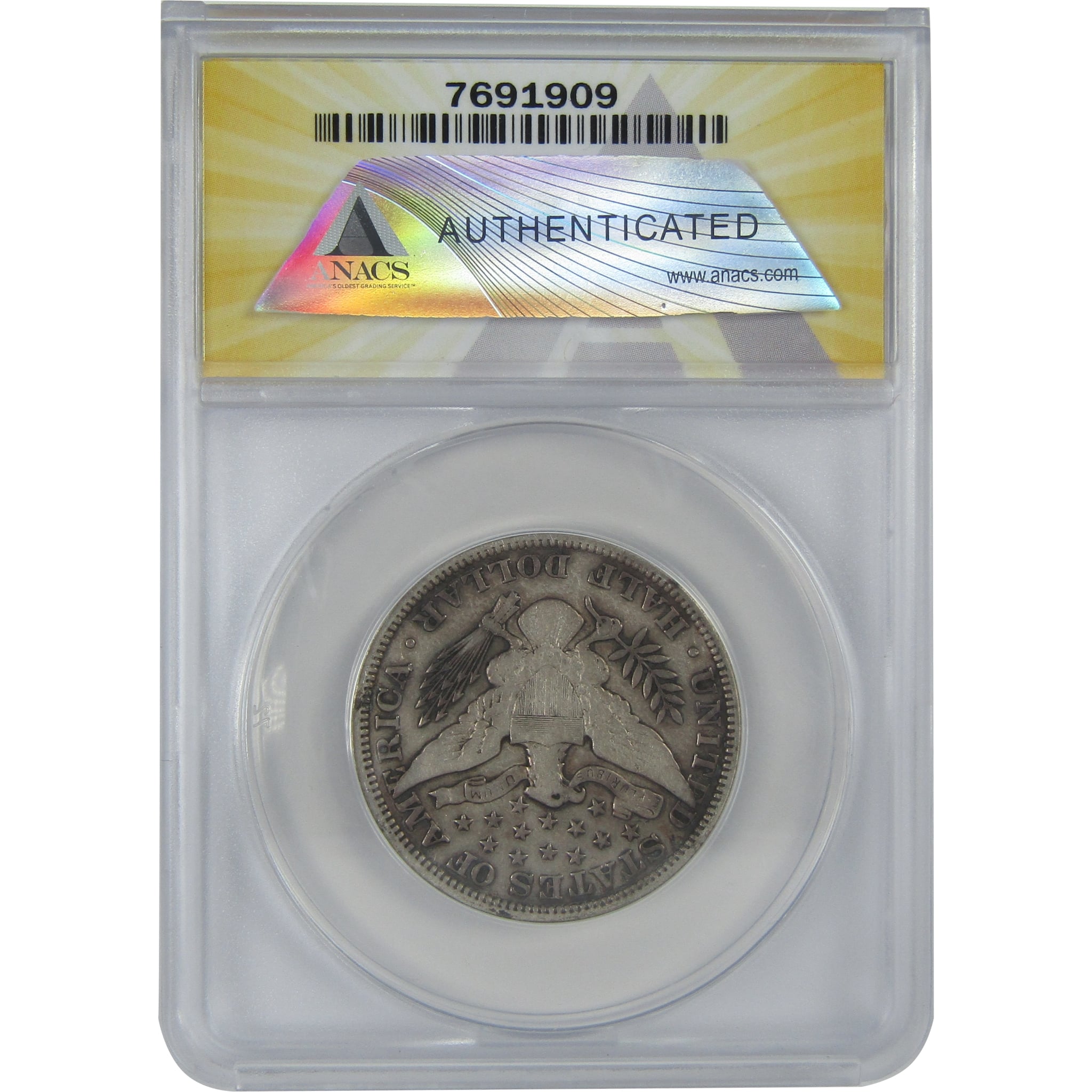 1895 Barber Half Dollar F 15 Details ANACS Silver 50c Coin SKU:I16161