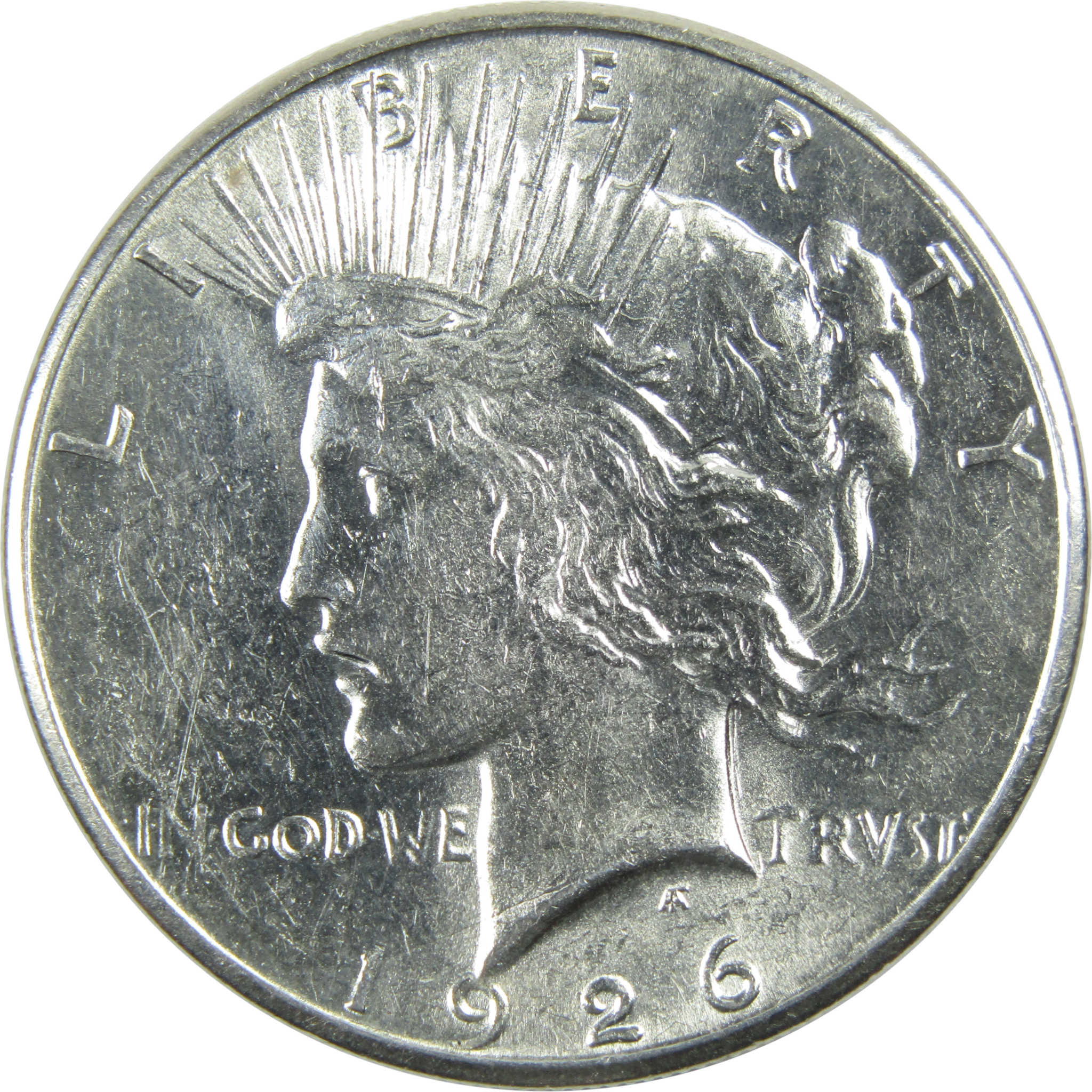 1926 S Peace Dollar AU About Uncirculated Silver $1 Coin SKU:I12841