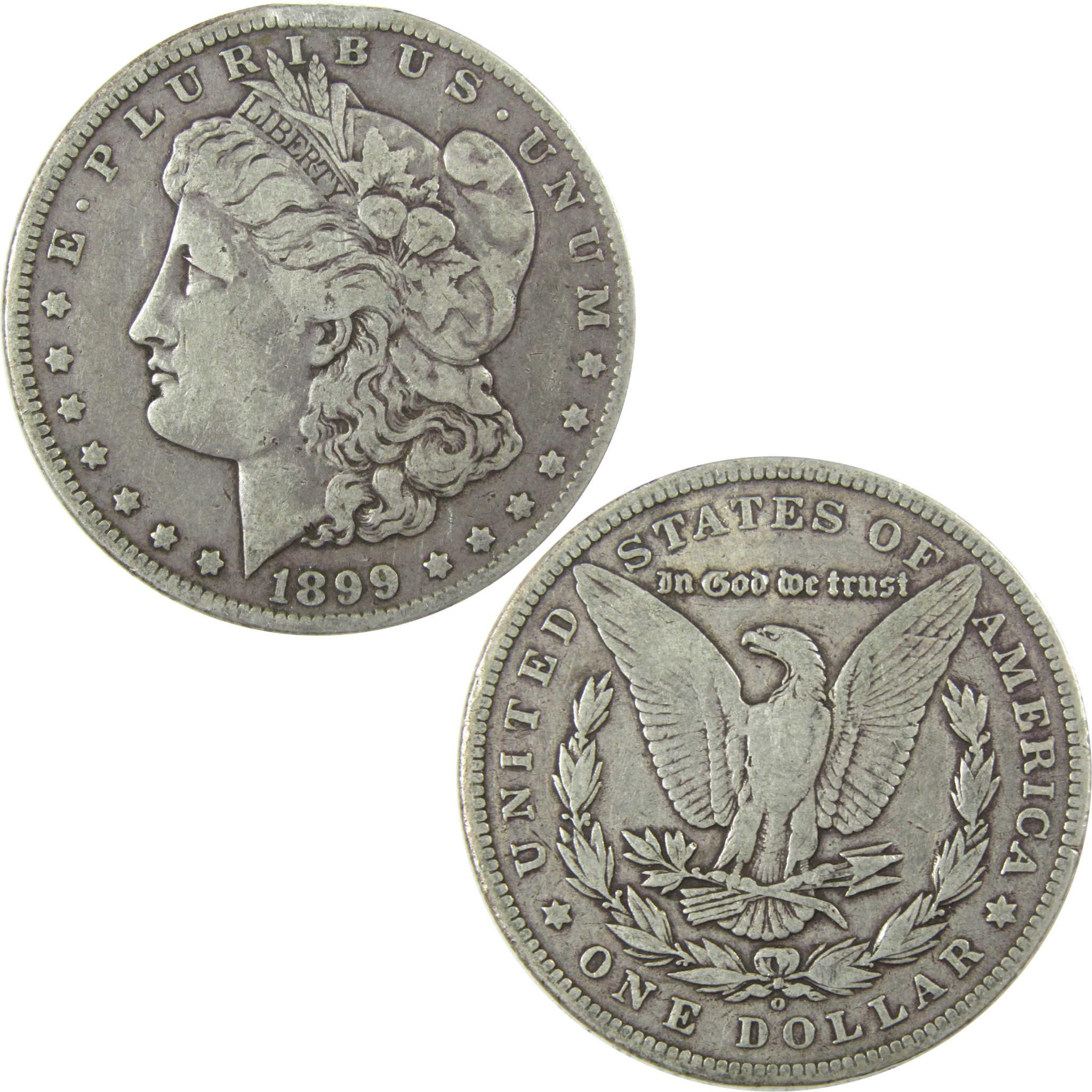 1899 O Micro O Morgan Silver Dollar F Fine Details $1 Coin SKU:I24729 - Morgan coin - Morgan silver dollar - Morgan silver dollar for sale - Profile Coins &amp; Collectibles