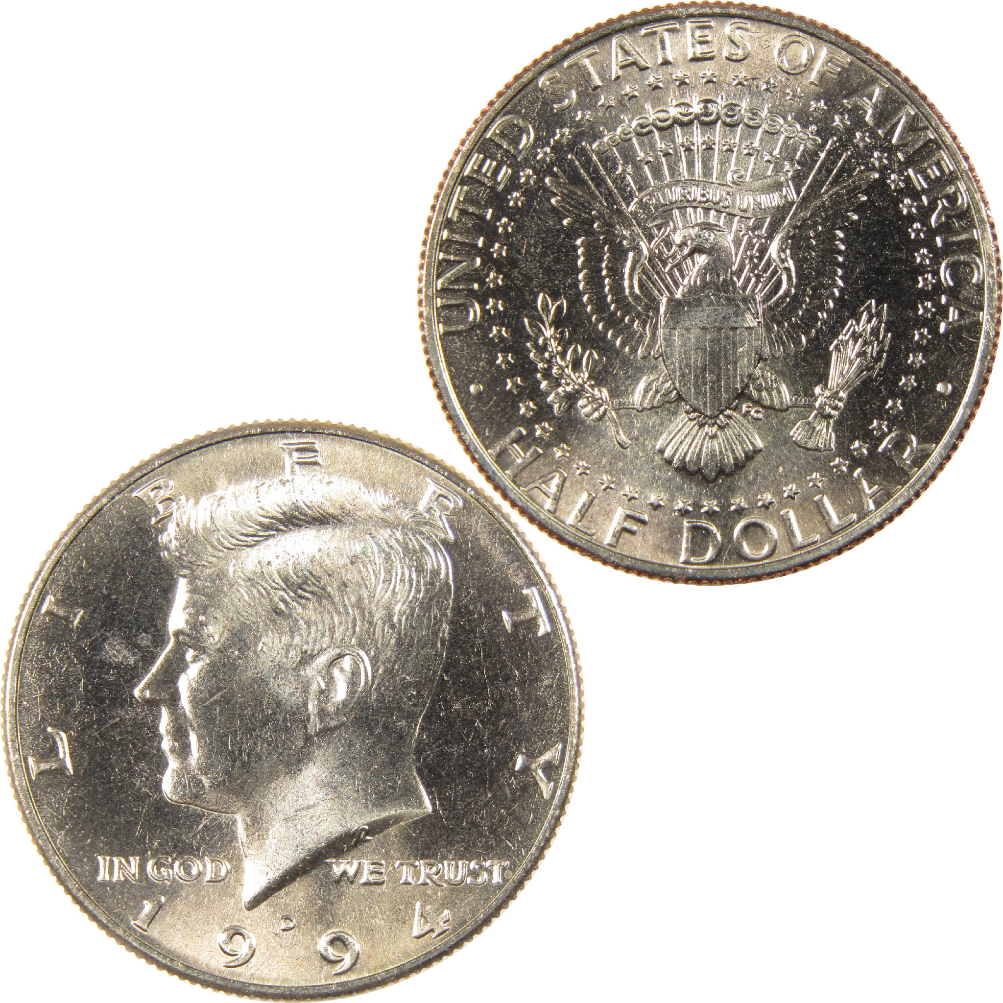 1994 D Kennedy Half Dollar Uncirculated Clad 50c Coin