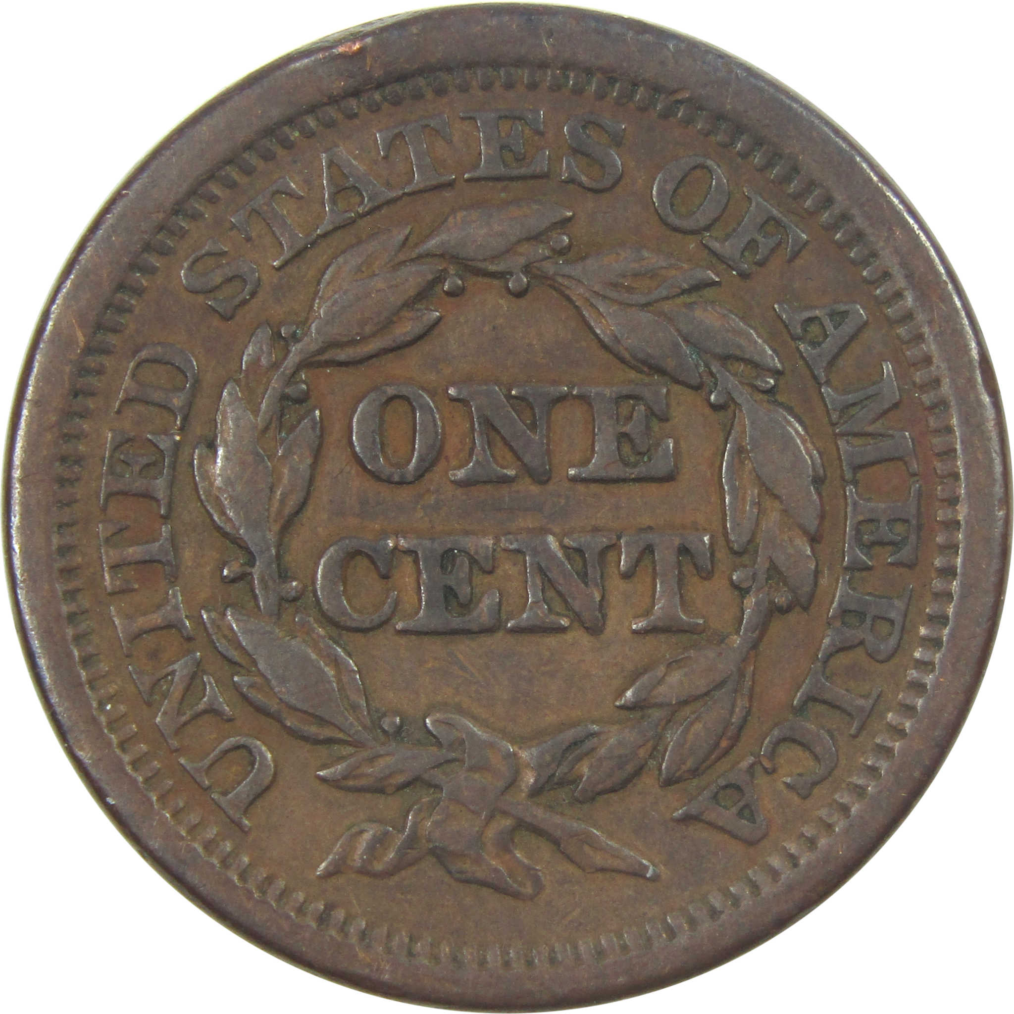 1851 Braided Hair Large Cent VF Very Fine Copper Penny 1c SKU:I15349