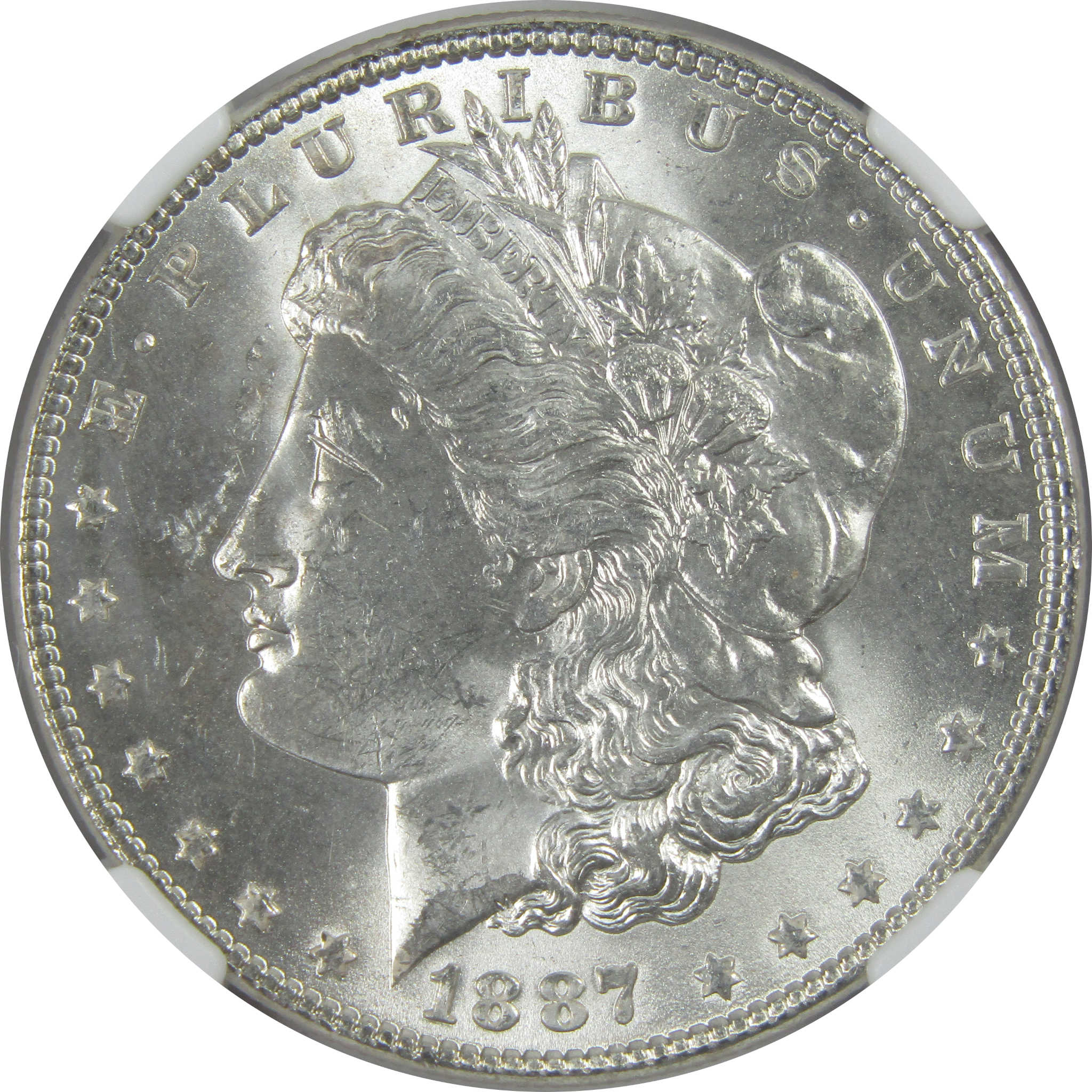 1887 Morgan Dollar MS 63 NGC Silver $1 Uncirculated Coin SKU:I15762 - Morgan coin - Morgan silver dollar - Morgan silver dollar for sale - Profile Coins &amp; Collectibles