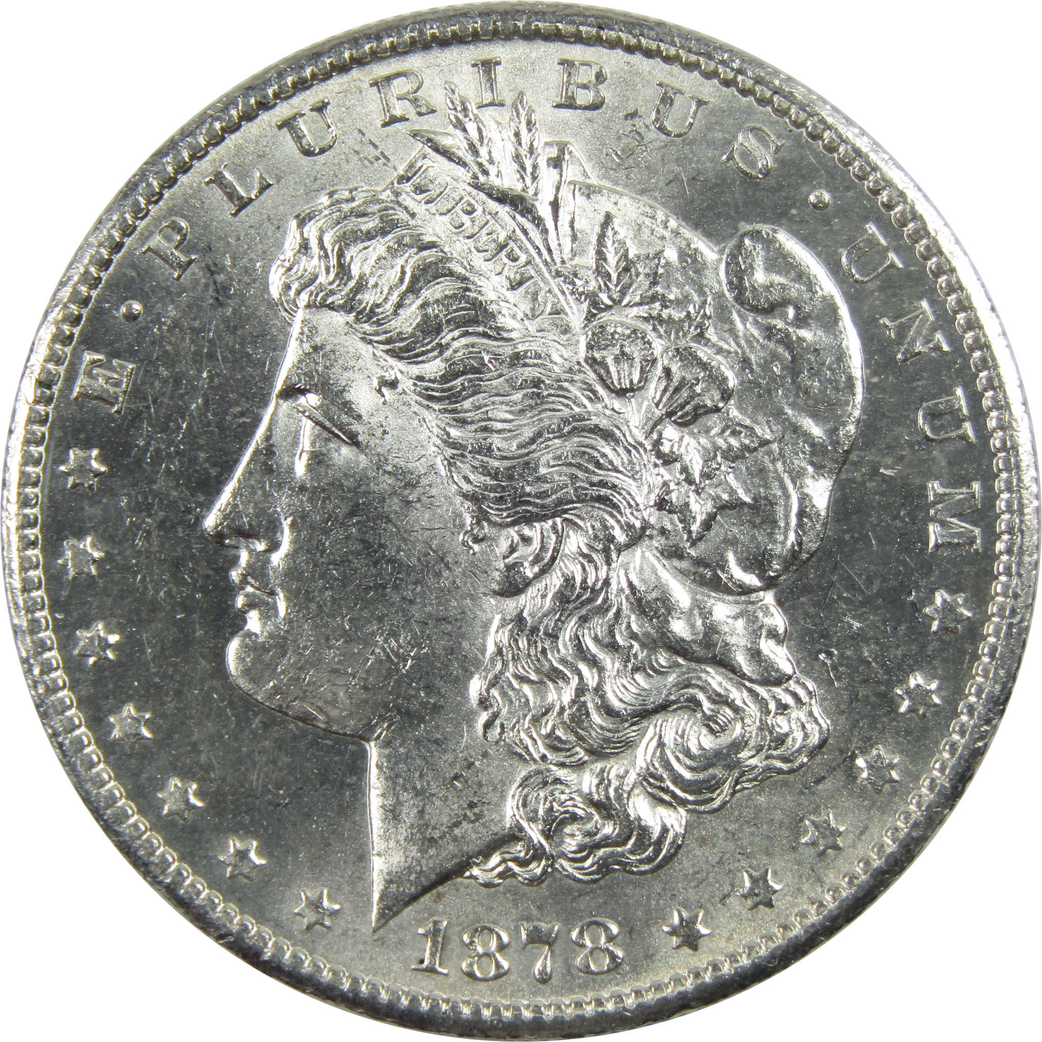 1878 S Morgan Dollar Borderline Uncirculated Silver $1 Coin SKU:I11694 - Morgan coin - Morgan silver dollar - Morgan silver dollar for sale - Profile Coins &amp; Collectibles