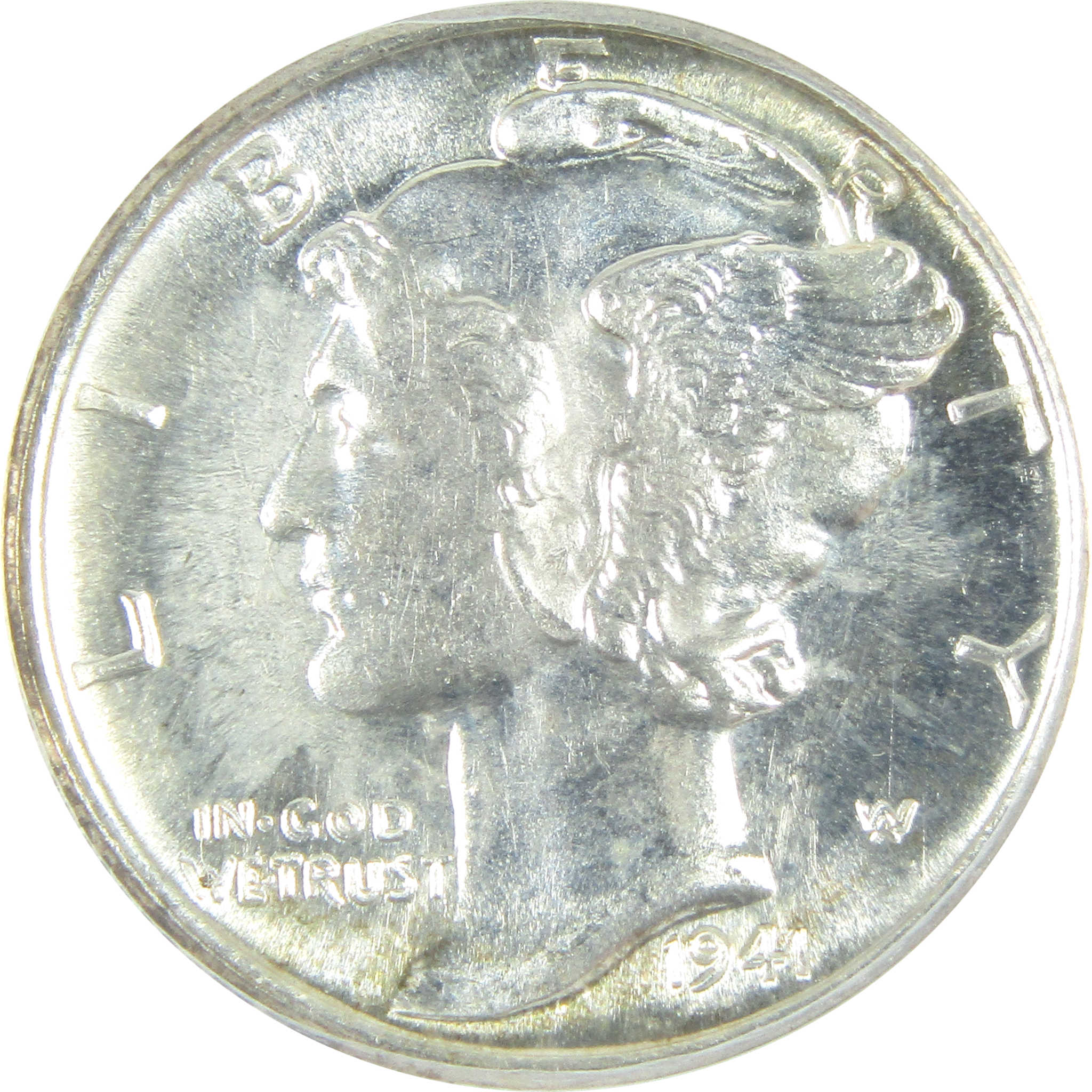 1941 S Mercury Dime MS 65 FSB ANACS Silver 10c SKU:I15022