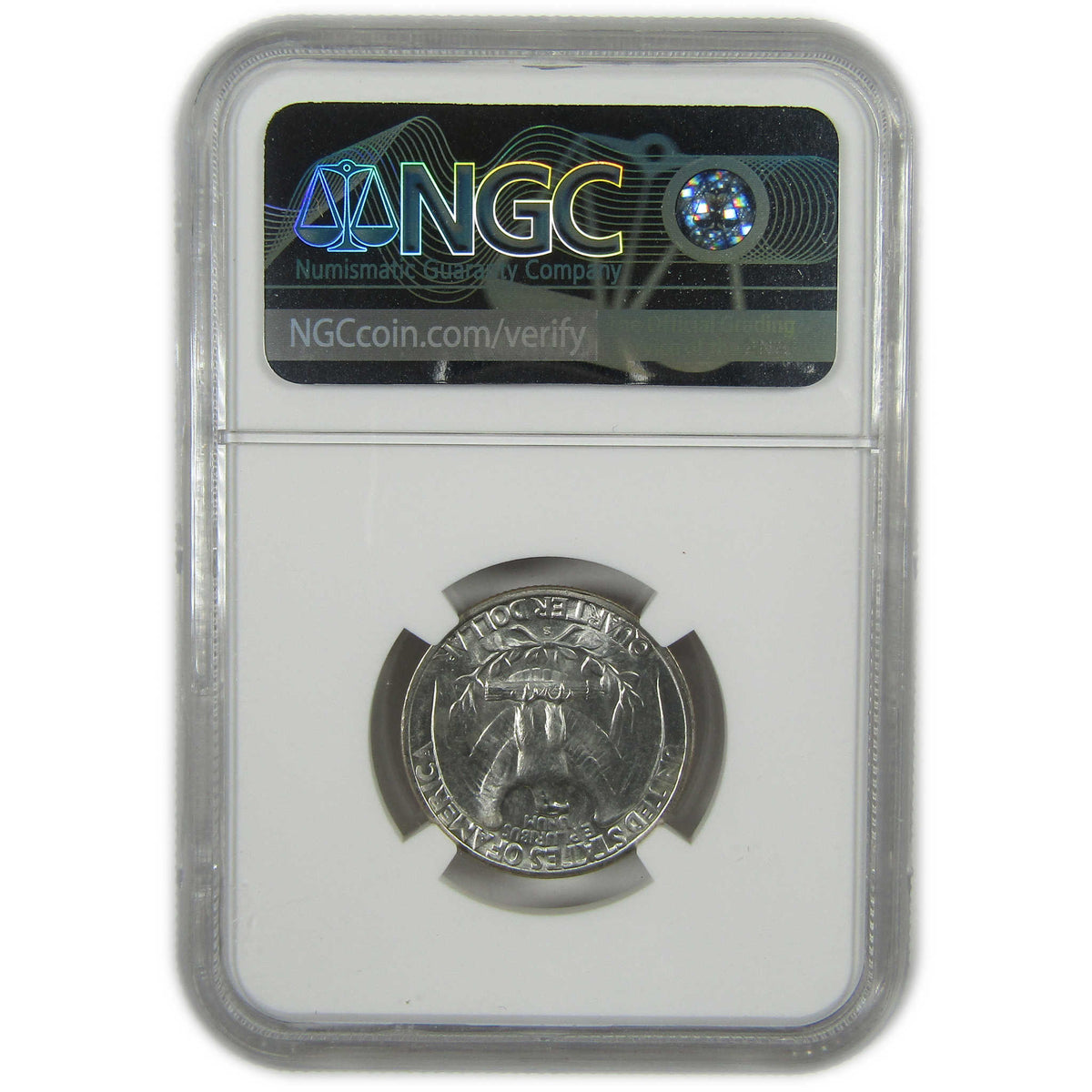 1940 S Washington Silver 25c MS 64 NGC Bag Fragment SKU:I28700