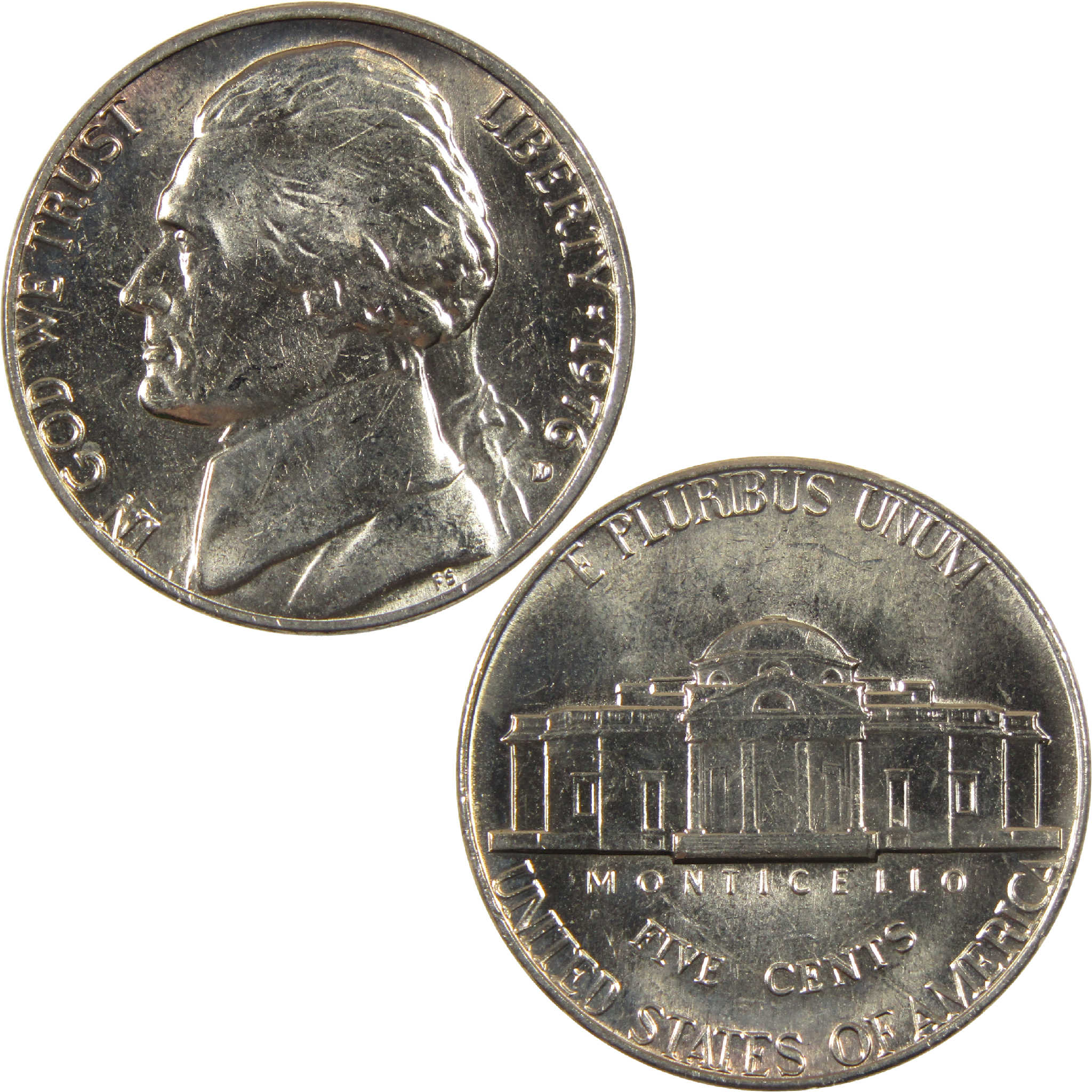 1976 D Jefferson Nickel BU Uncirculated 5c Coin