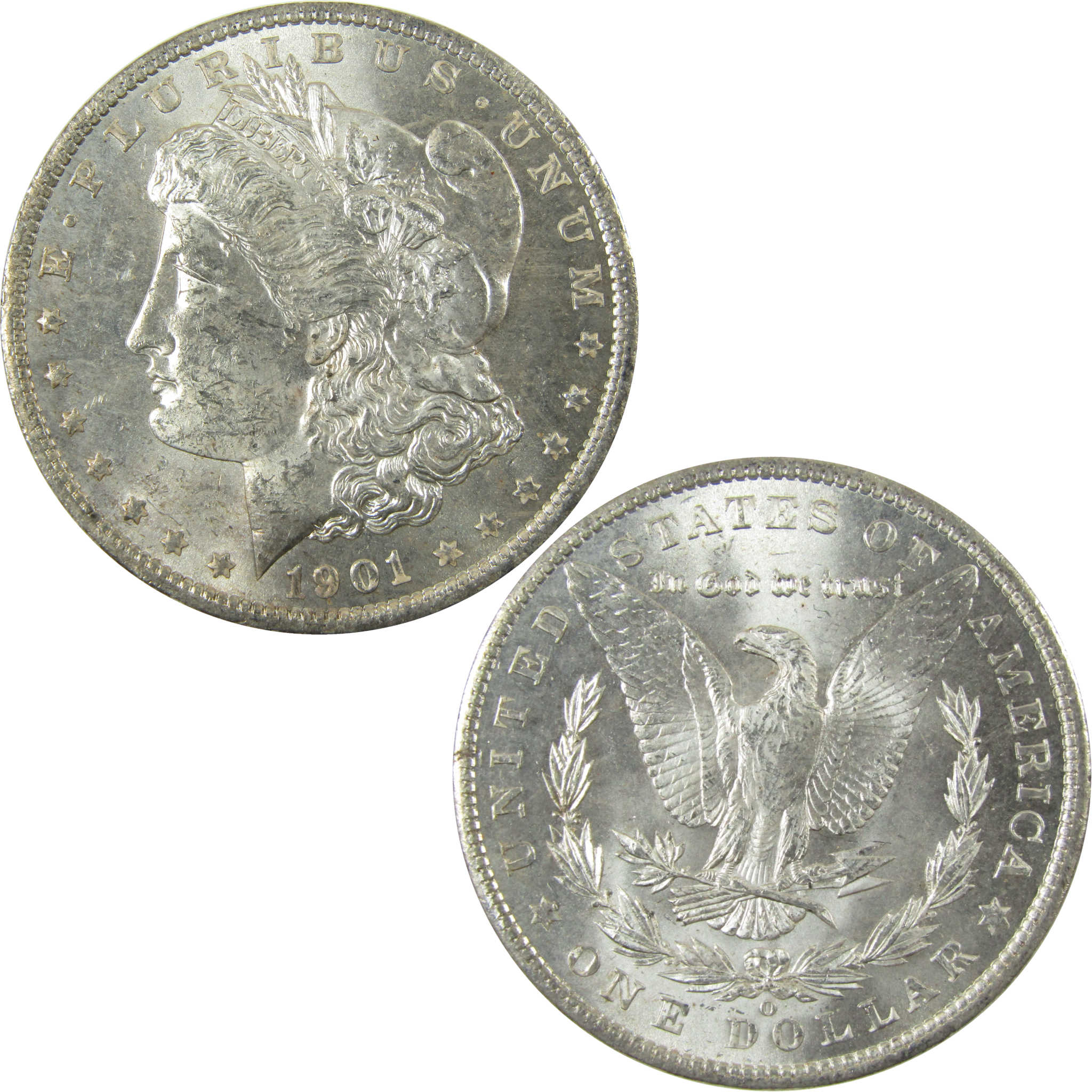 1901 O Morgan Silver Dollar Uncirculated Mint State $1 Coin SKU:I28495