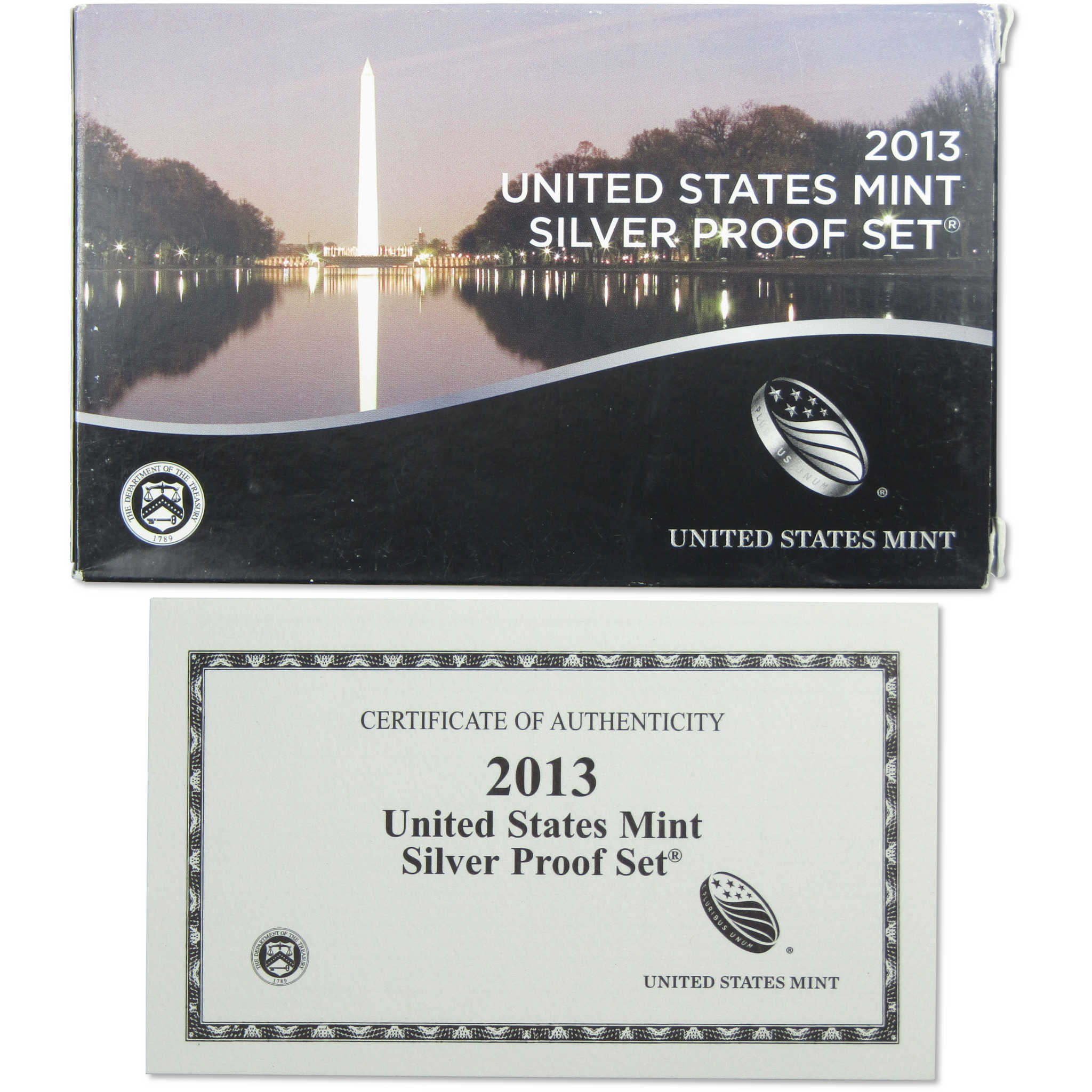 2013 Silver Proof Set U.S. Mint Original Government Packaging OGP COA