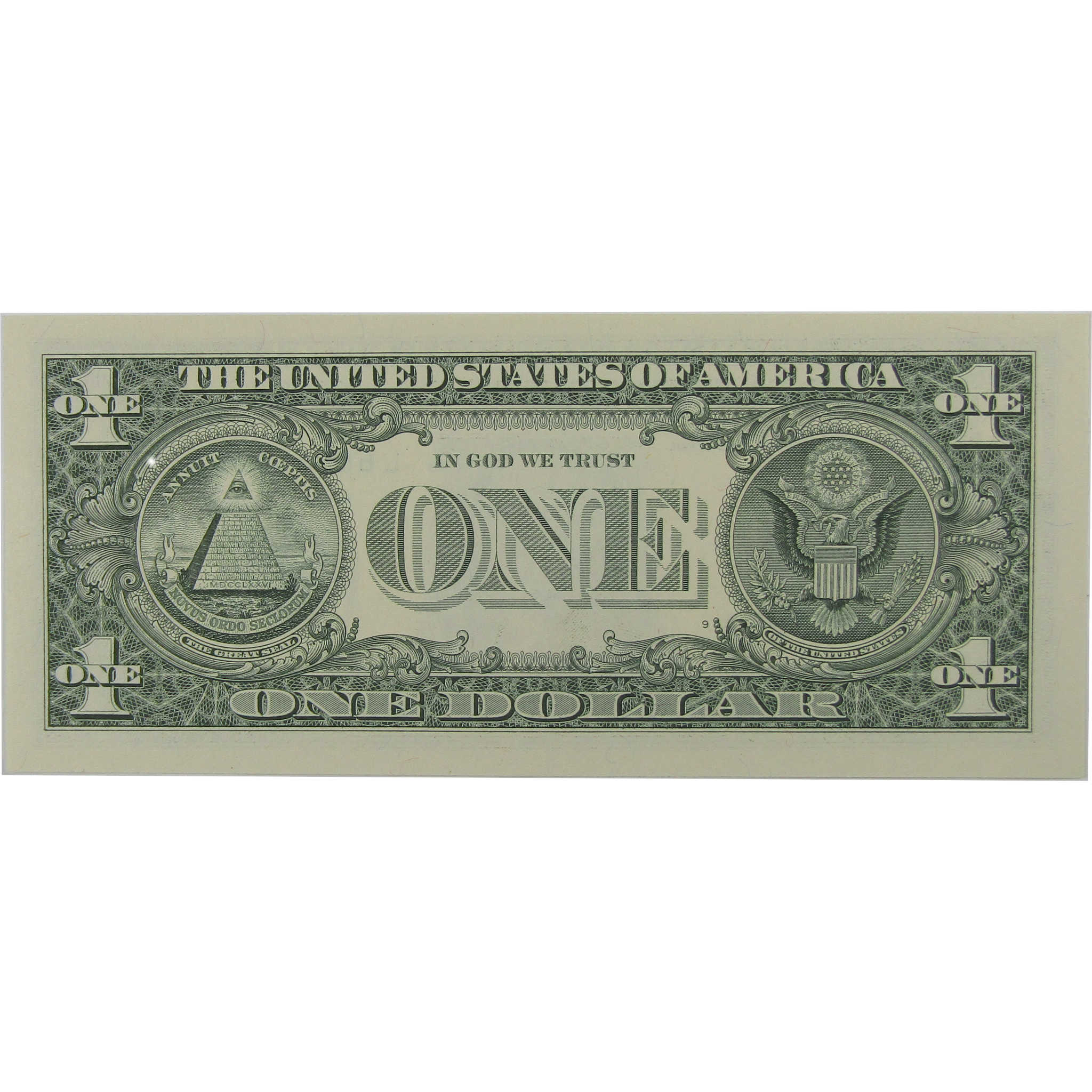 $1 Federal Reserve Note Uncirculated Serial Block Starts With Six 6's