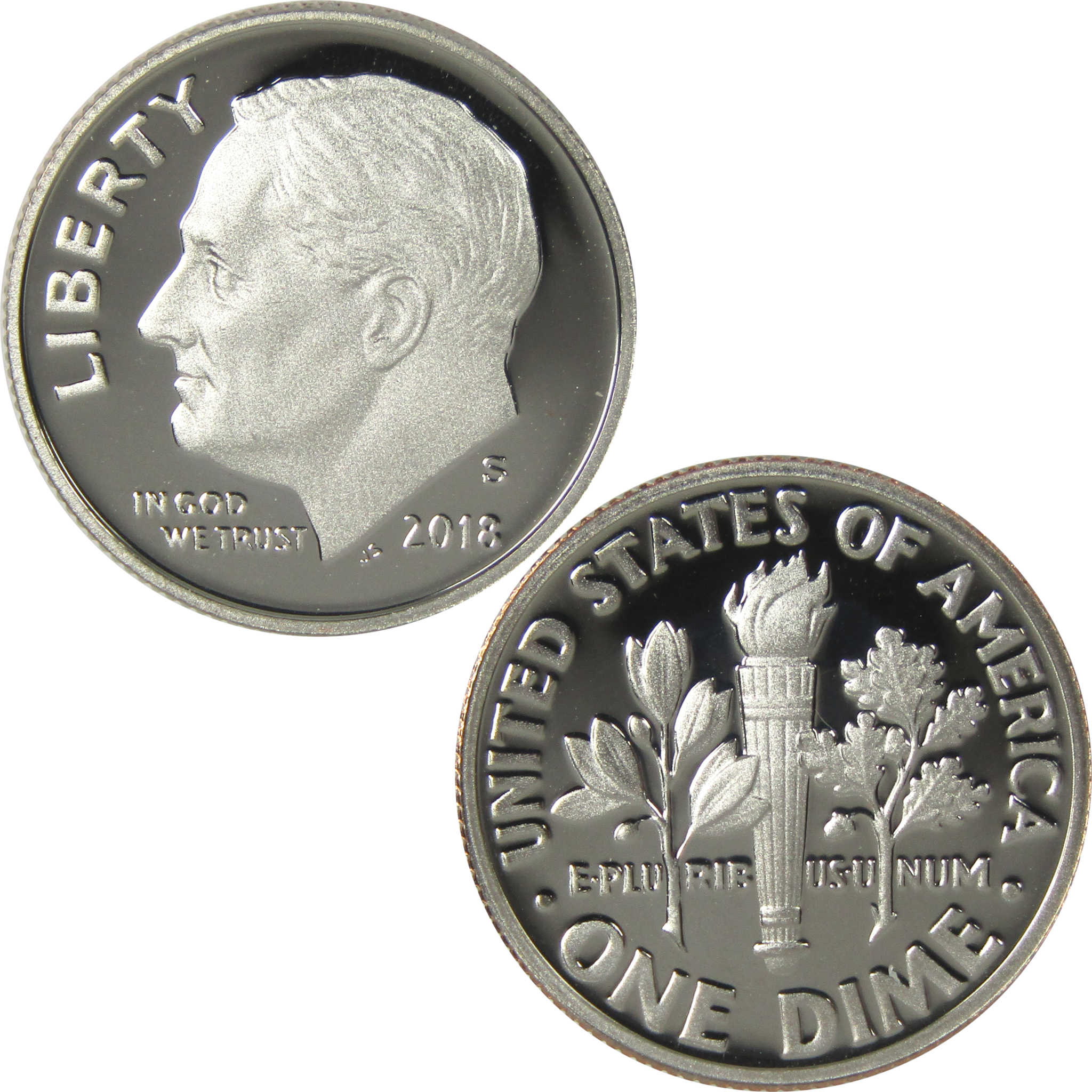 2018 S Roosevelt Dime Choice Proof Clad 10c Coin