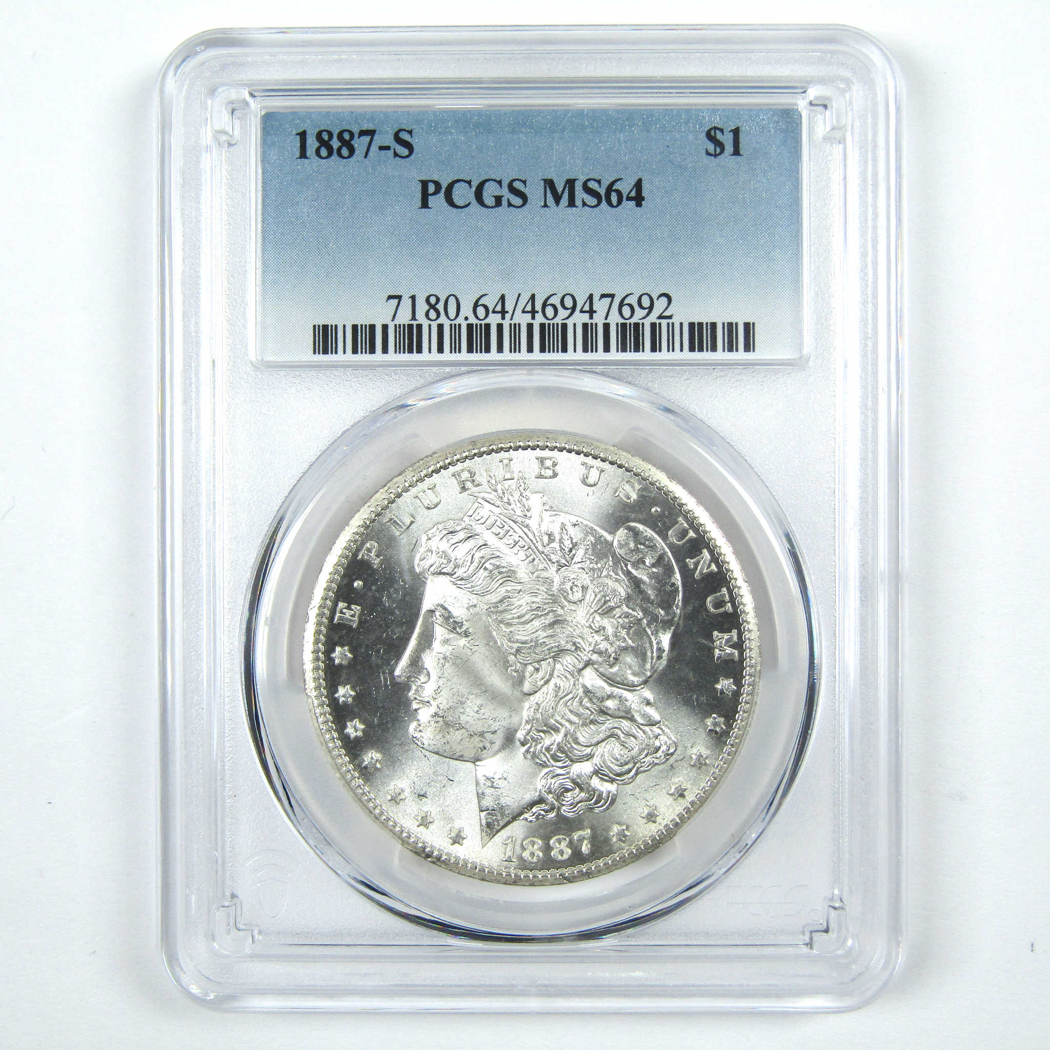 1887 S Morgan Dollar MS 64 PCGS Silver $1 Uncirculated Coin SKU:I14618 - Morgan coin - Morgan silver dollar - Morgan silver dollar for sale - Profile Coins &amp; Collectibles