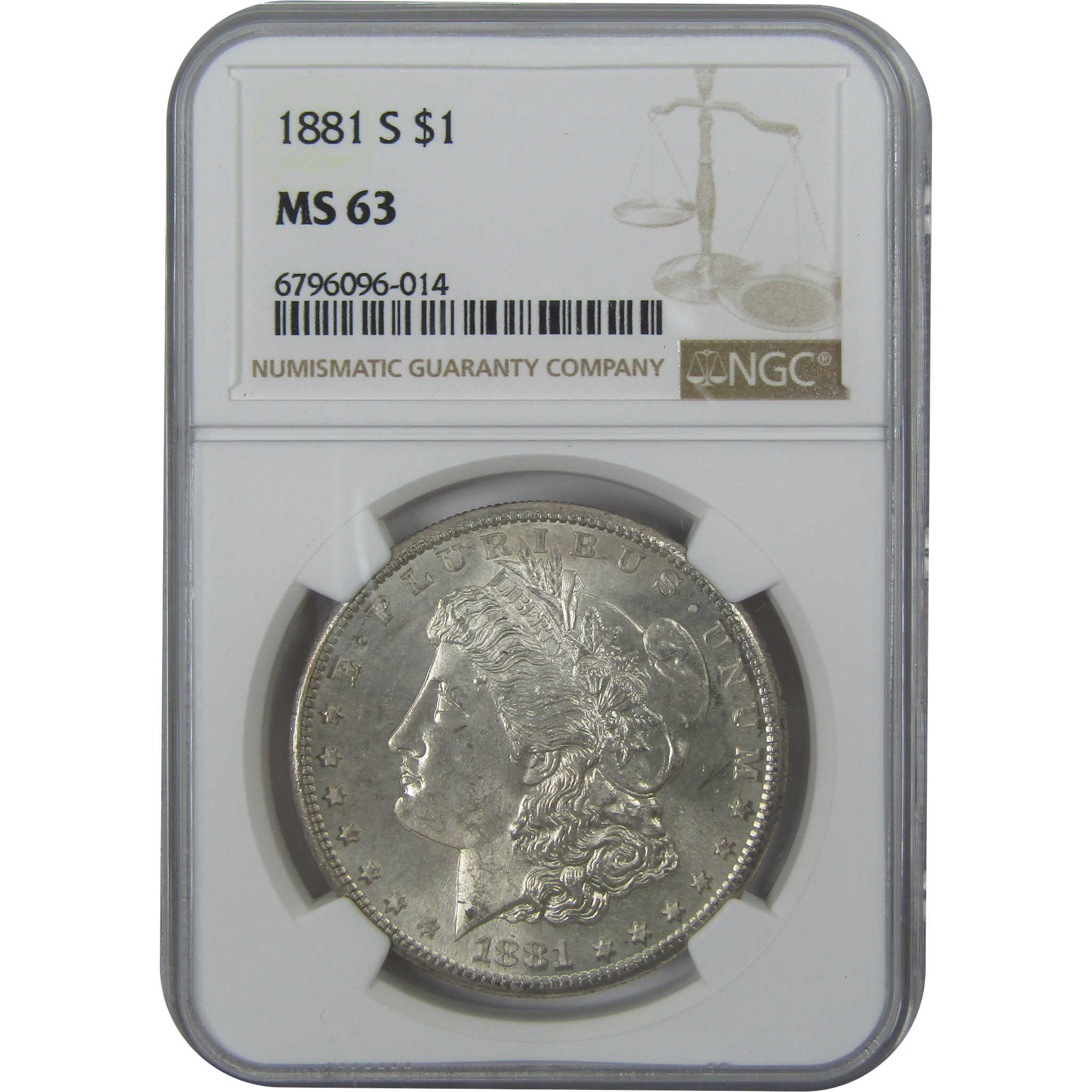 1881 S Morgan Dollar MS 63 NGC Silver $1 Uncirculated Coin SKU:I15772 - Morgan coin - Morgan silver dollar - Morgan silver dollar for sale - Profile Coins &amp; Collectibles