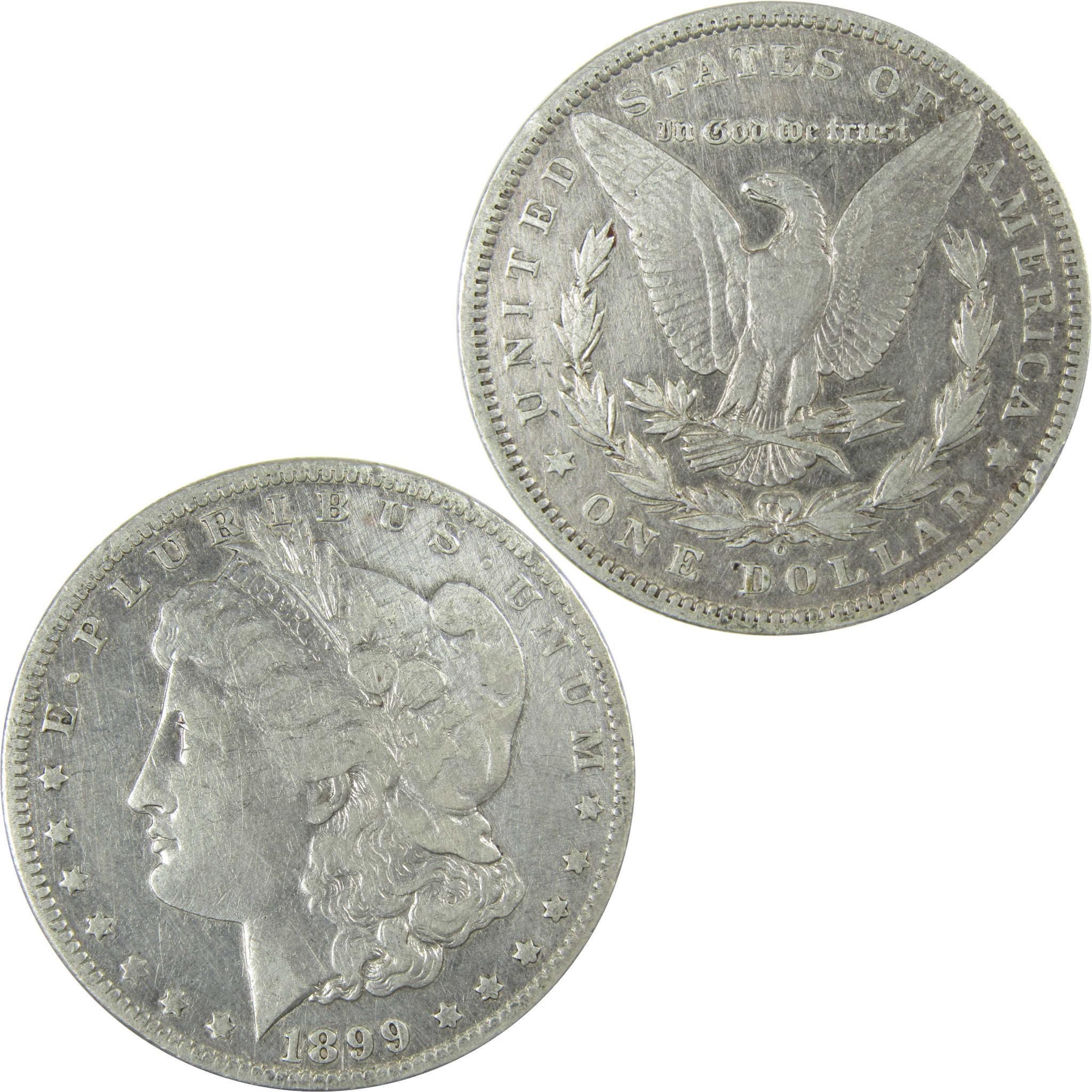 1899 O Micro O Morgan Silver $1 VF Very Fine Details $1 Coin SKU:CP649 - Morgan coin - Morgan silver dollar - Morgan silver dollar for sale - Profile Coins &amp; Collectibles