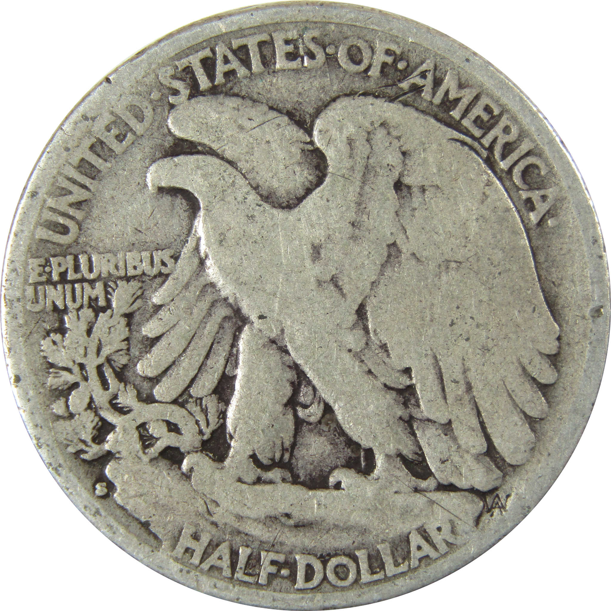 1928 S Liberty Walking Silver Half Dollar G Good 50c Coin SKU:CP511