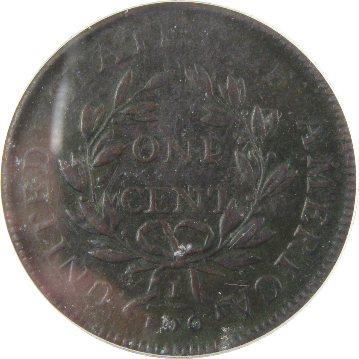 1798 Style 2 Hair Draped Bust Large 1c VF 25 Details ICG SKU:I29196