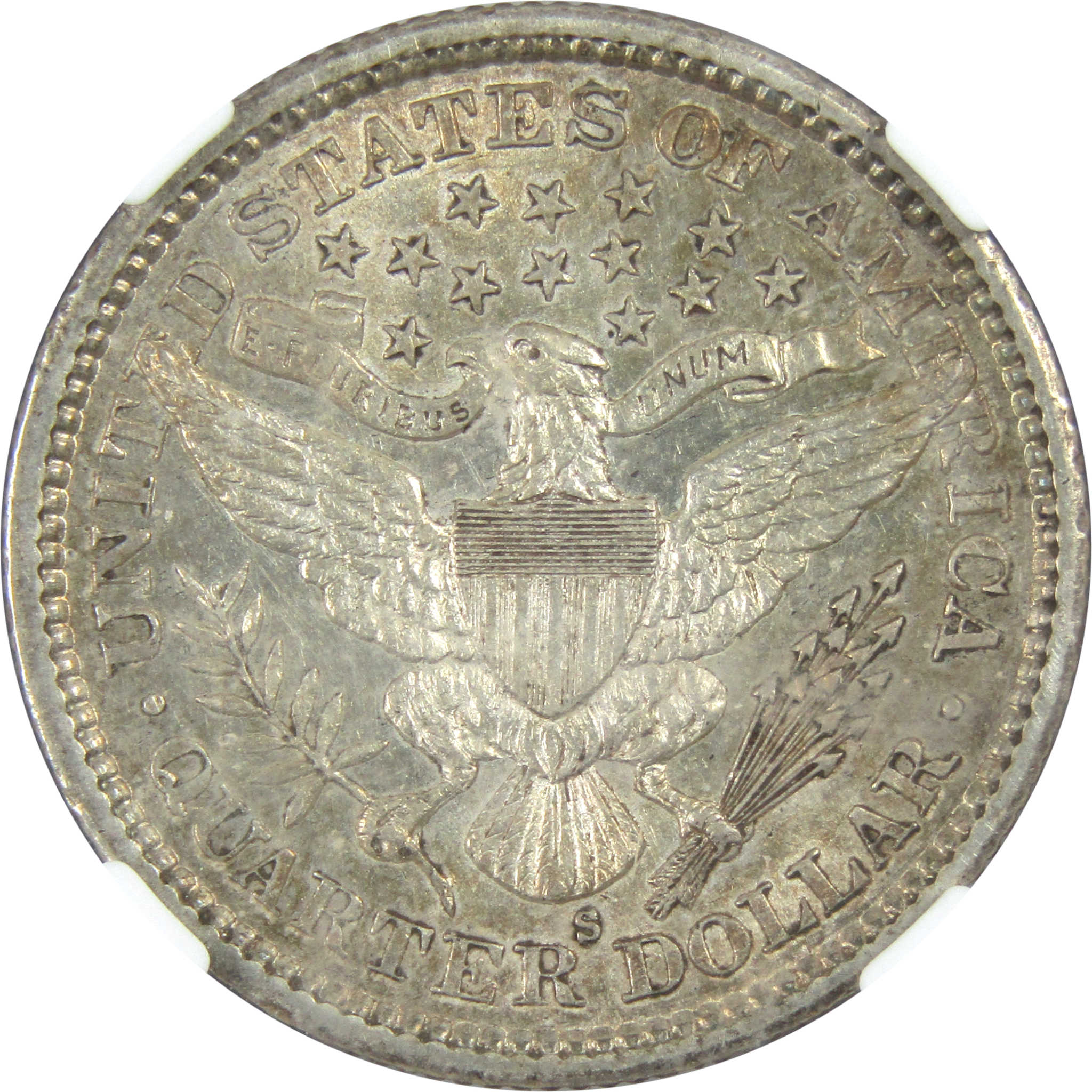 1900 S Barber Quarter AU 55 NGC Silver 25c Coin SKU:I12800