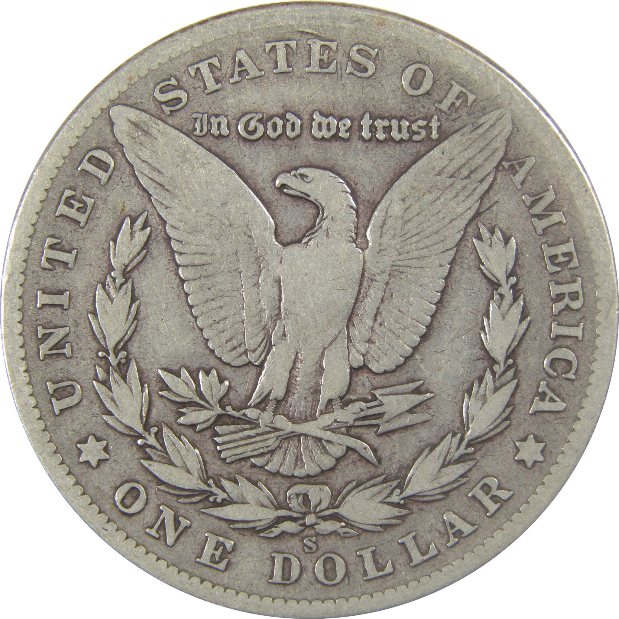 1904 S Morgan Silver Dollar VG Very Good $1 Coin SKU:I24607 - Morgan coin - Morgan silver dollar - Morgan silver dollar for sale - Profile Coins &amp; Collectibles