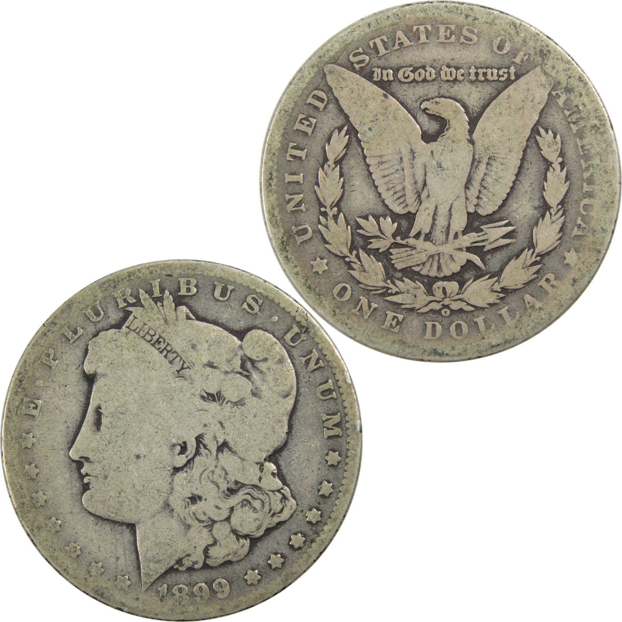1899 O Micro O Morgan Dollar AG About Good Silver $1 Coin SKU:I13613 - Morgan coin - Morgan silver dollar - Morgan silver dollar for sale - Profile Coins &amp; Collectibles