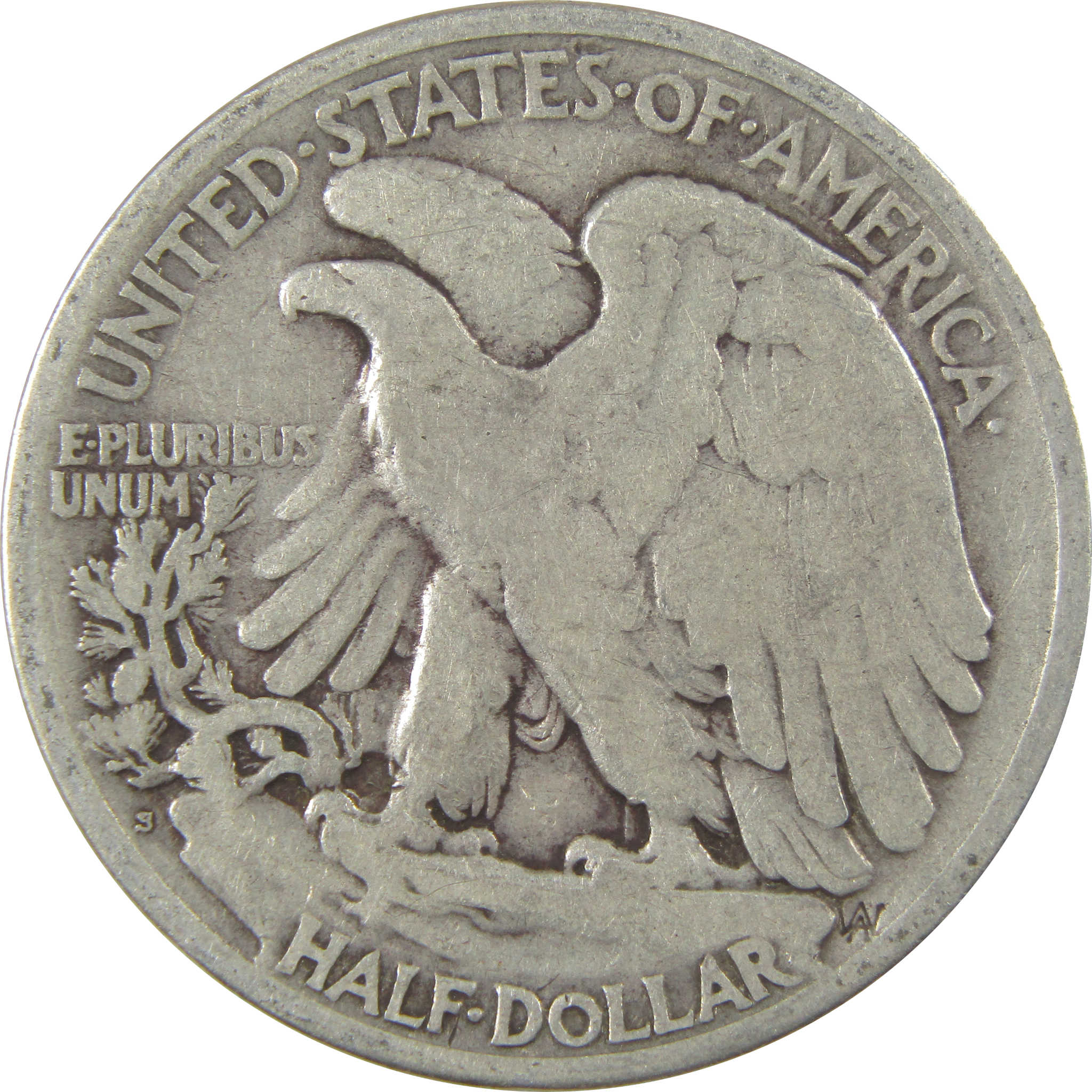 1920 S Liberty Walking Silver Half Dollar VG Very Good Coin SKU:I24122