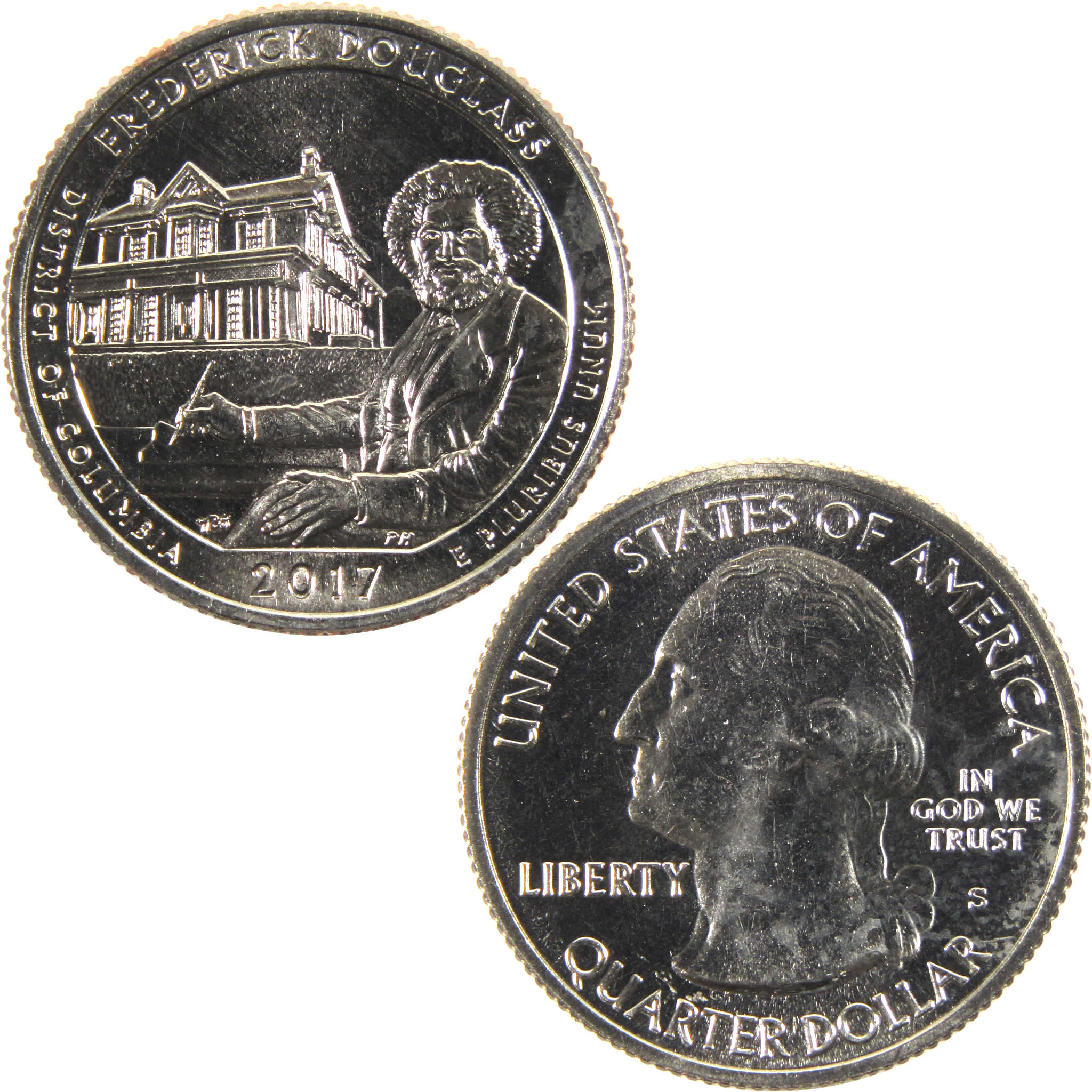 2017 S Frederick Douglass NHS National Park Quarter Uncirculated Clad