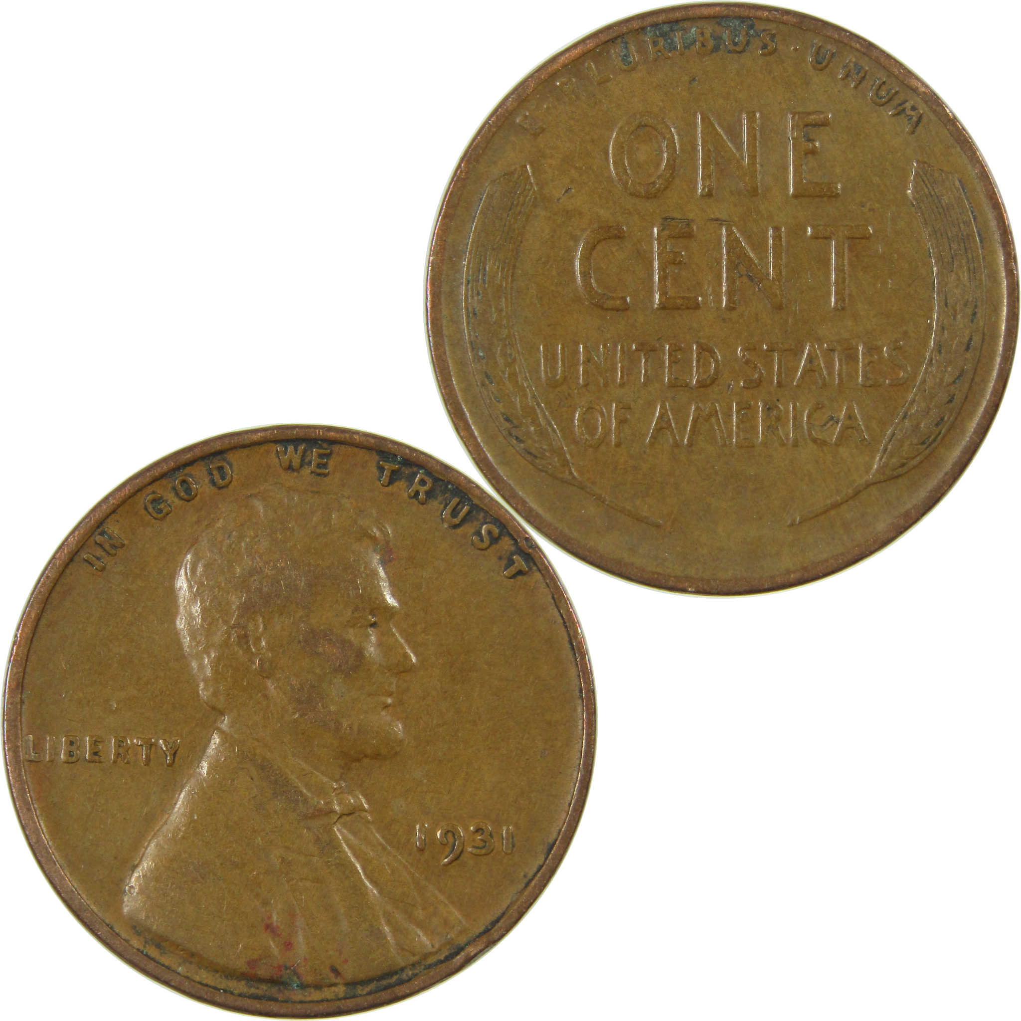 1931 Lincoln Wheat Cent VF Very Fine Penny 1c Coin SKU:I27156