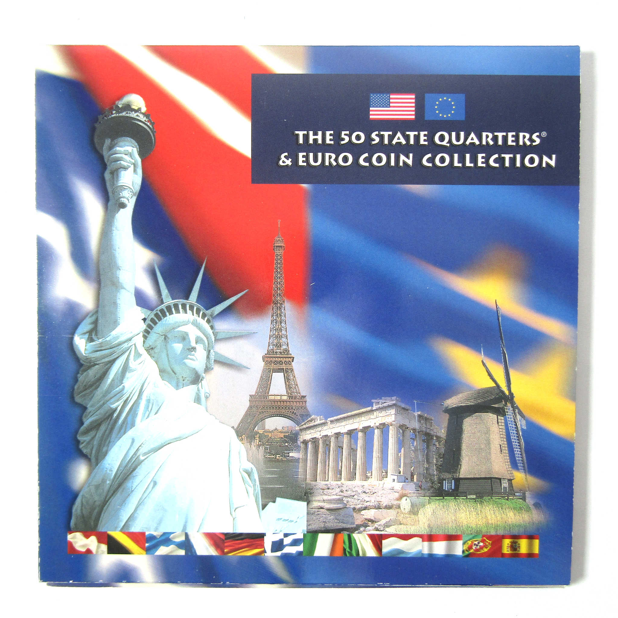 2002 State Quarters & Euro Coin Collection OGP COA SKU:CPC3016