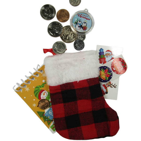 Merry Christmas 10 Coin Surprise Stocking Gift Set Uncirculated
