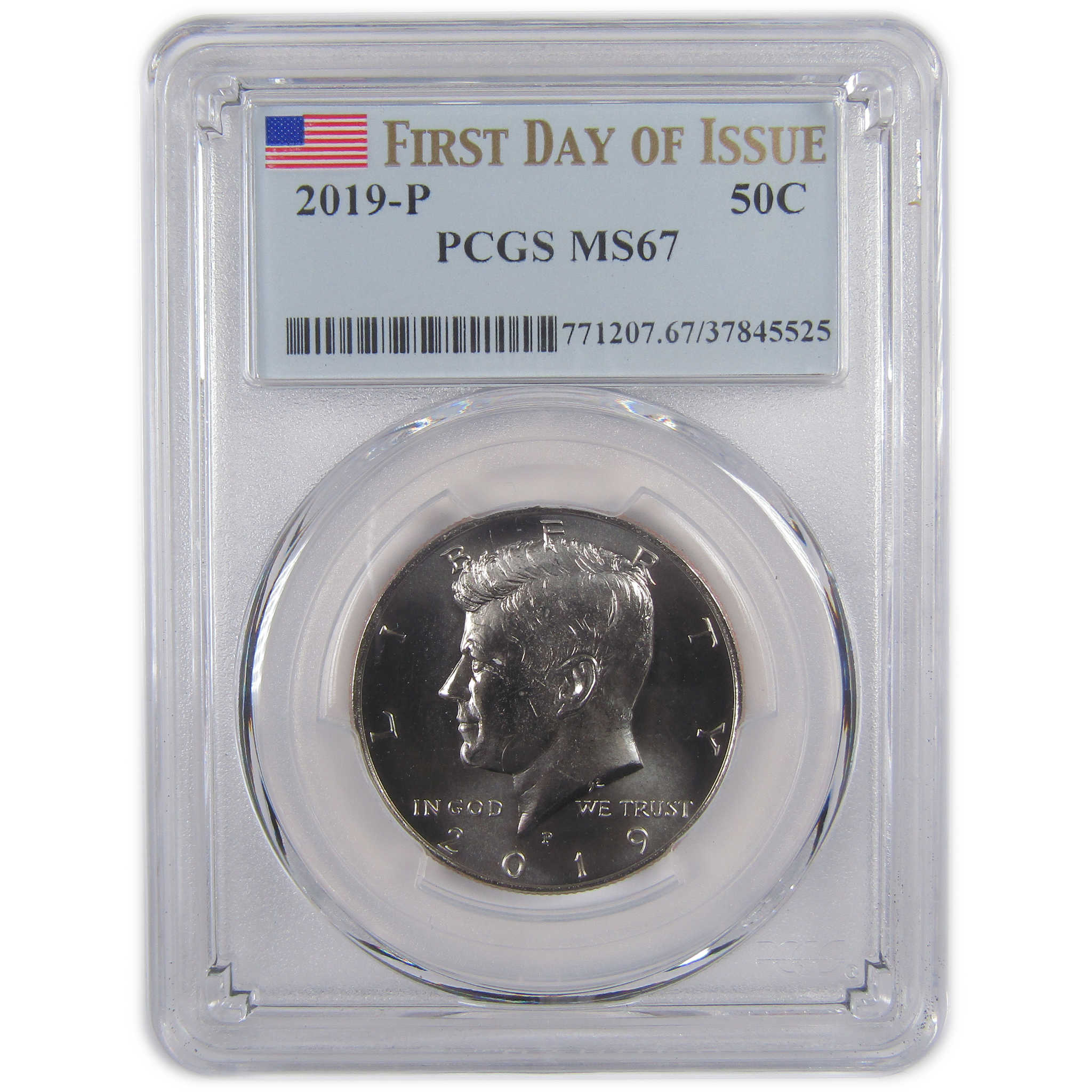 2019 P Kennedy Half Dollar MS 67 PCGS Clad First Day SKU:CPC9765