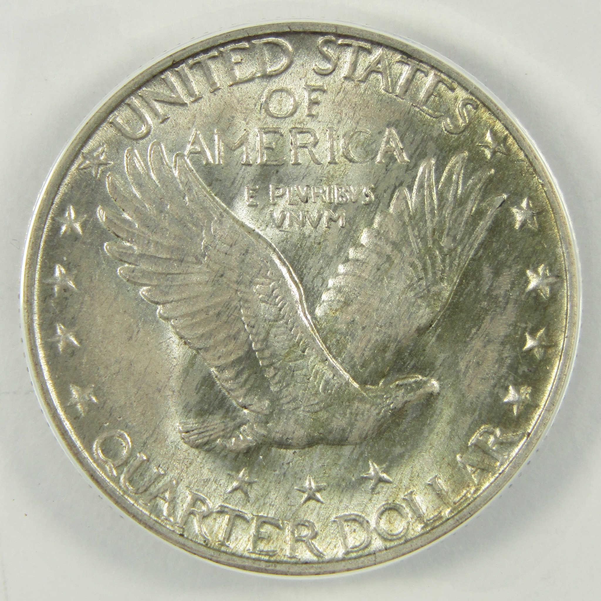 1930 Standing Liberty Silver Quarter MS 63 FH ANACS Uncirculated